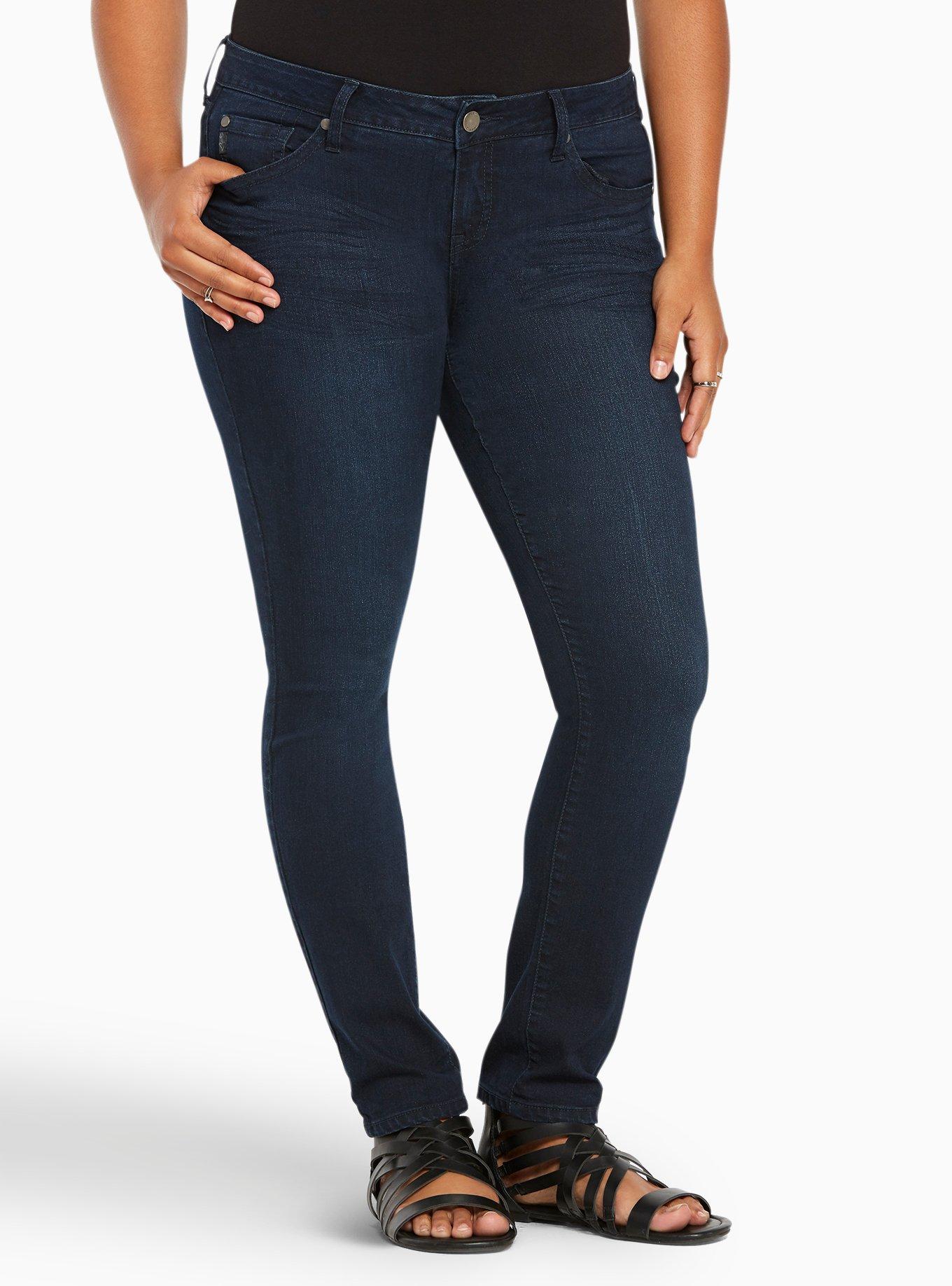 Plus Size - Torrid Skinny Jeans - Dark Wash - Torrid