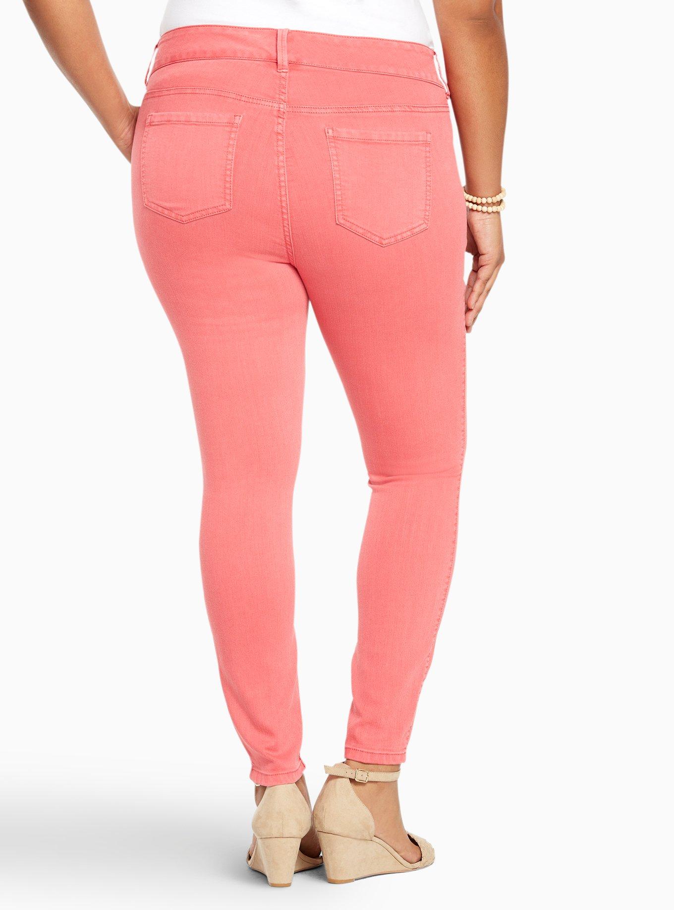 Plus Size - Torrid Jeggings - Rose Red Wash - Torrid