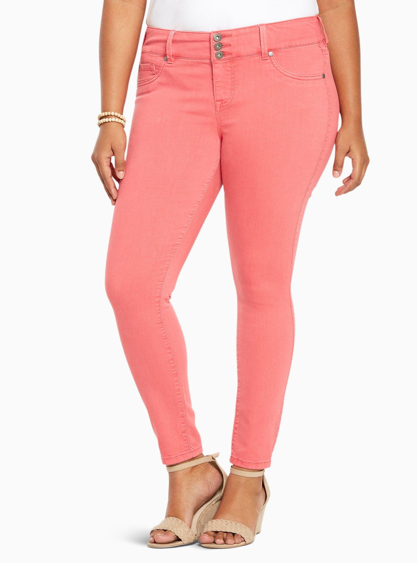 Plus Size Torrid Jeggings - Rouge Red Wash, , hi-res