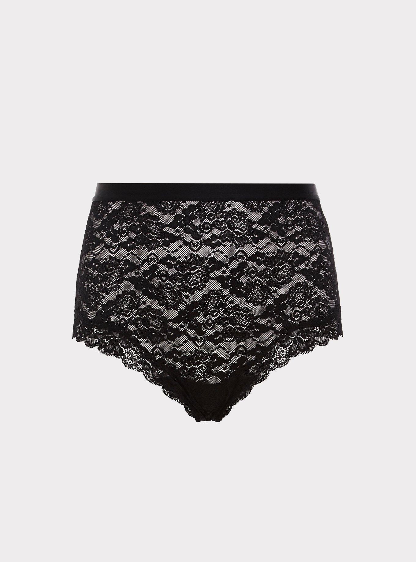 TORRID Black Lace Cheeky Panty