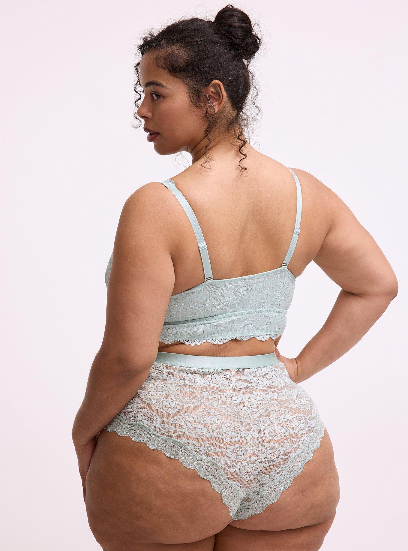 Lace High-Rise Cheeky Panty, HARBOR GRAY, alternate