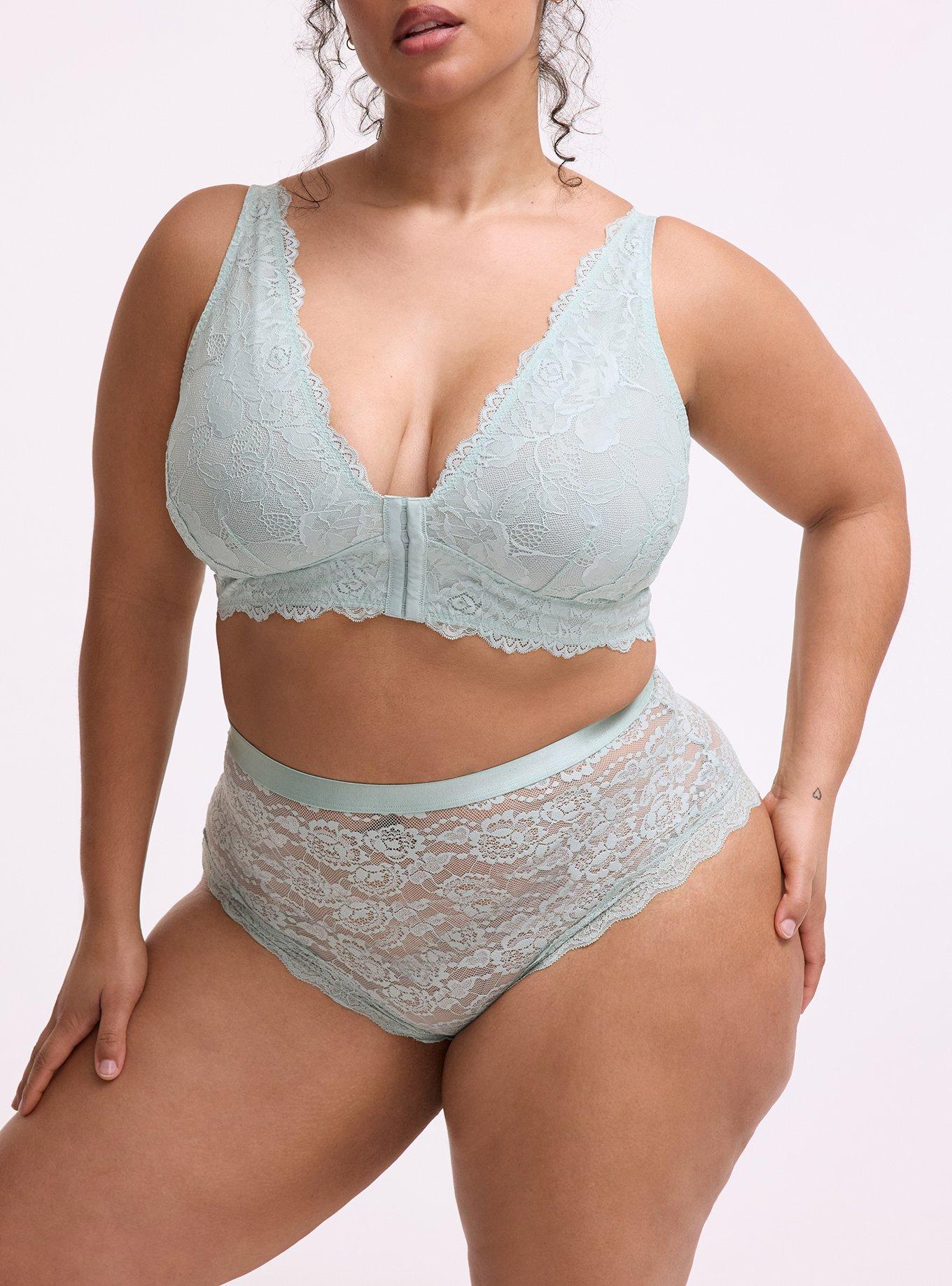 Lace High-Rise Cheeky Panty, HARBOR GRAY, alternate