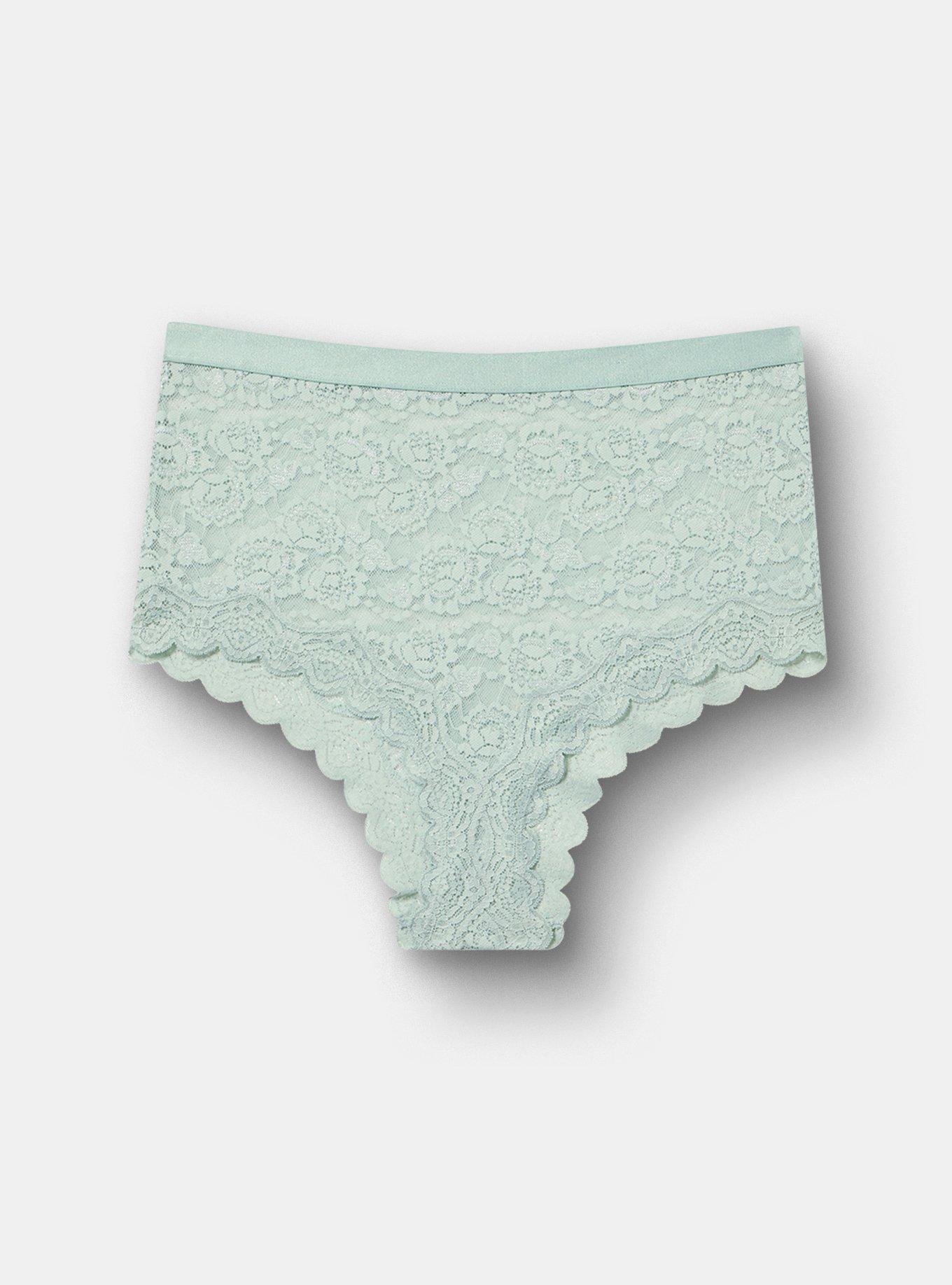 Lace High-Rise Cheeky Panty, HARBOR GRAY, hi-res