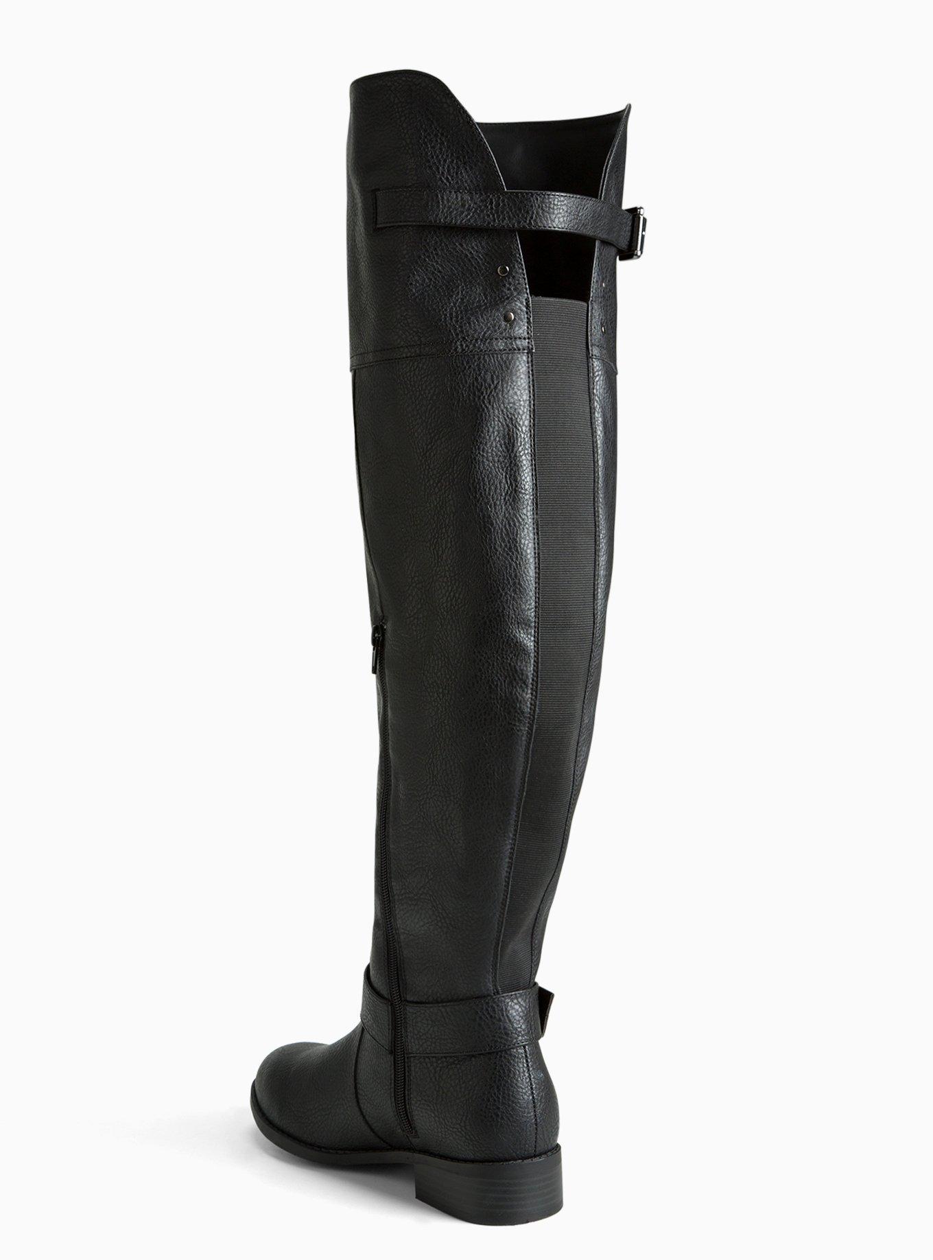 over the knee wide width boots