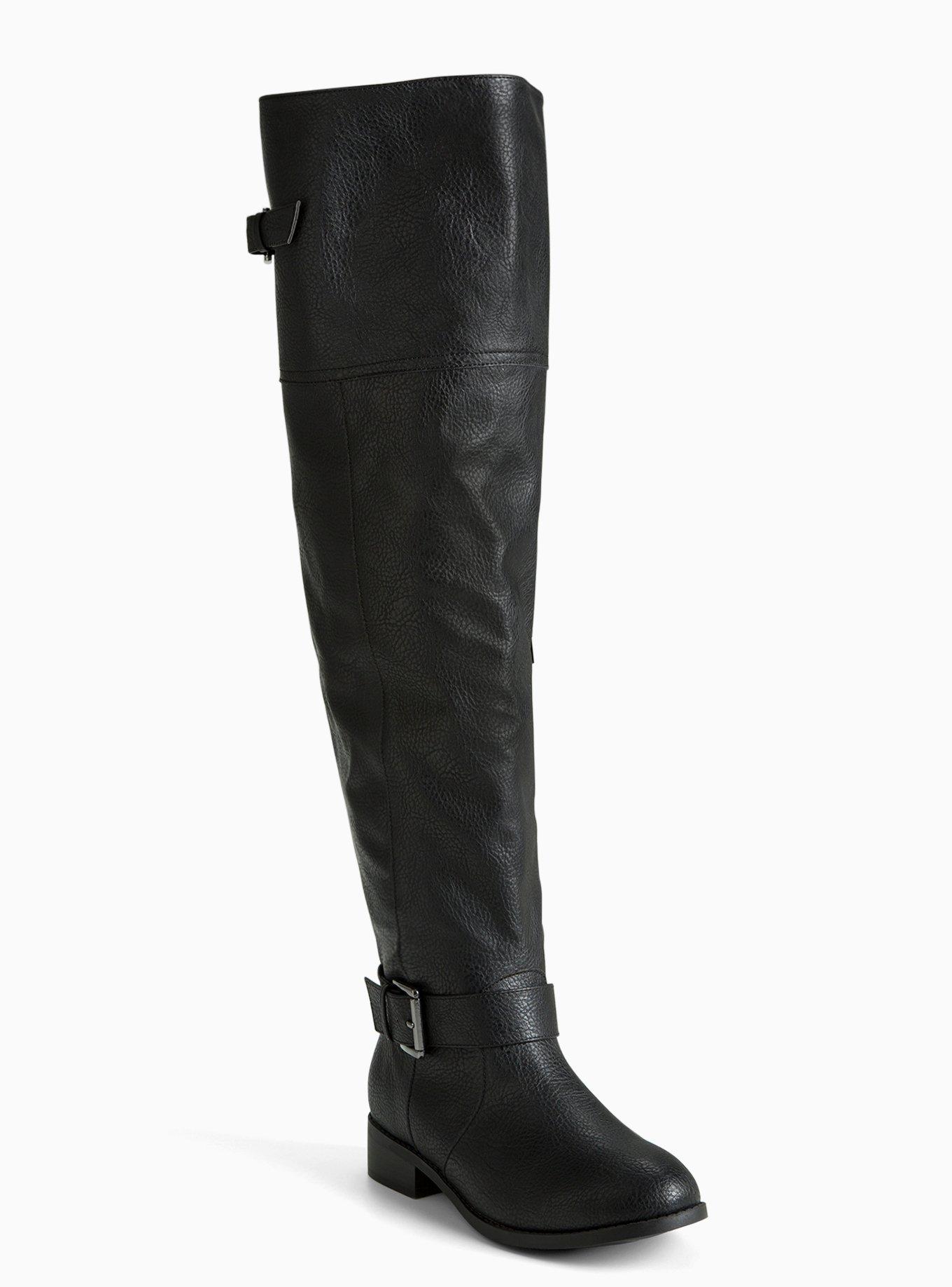 Over the knee wide width boots best sale