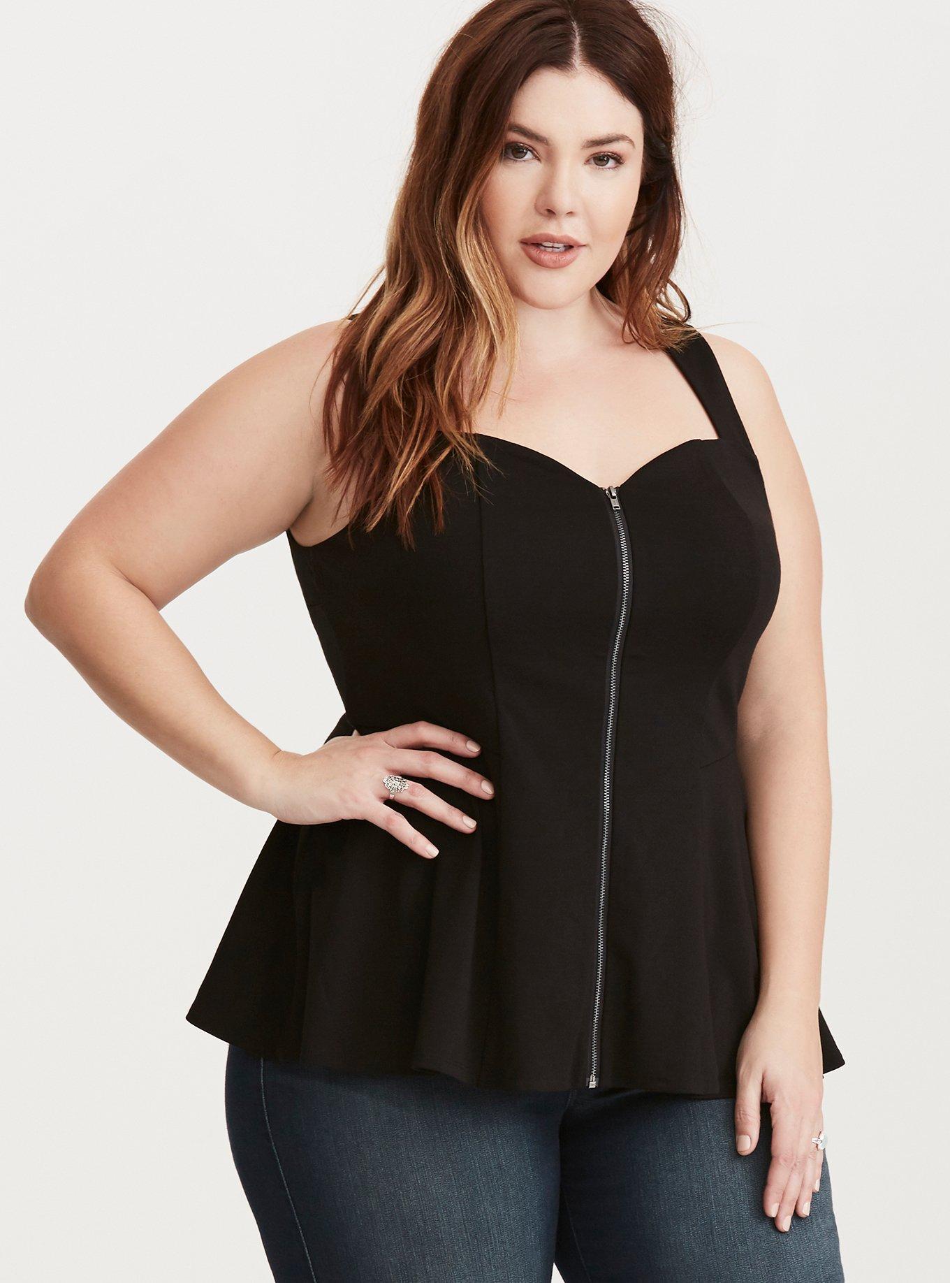 Plus Size - Jeggings - Black Wash with Lace Inset - Torrid