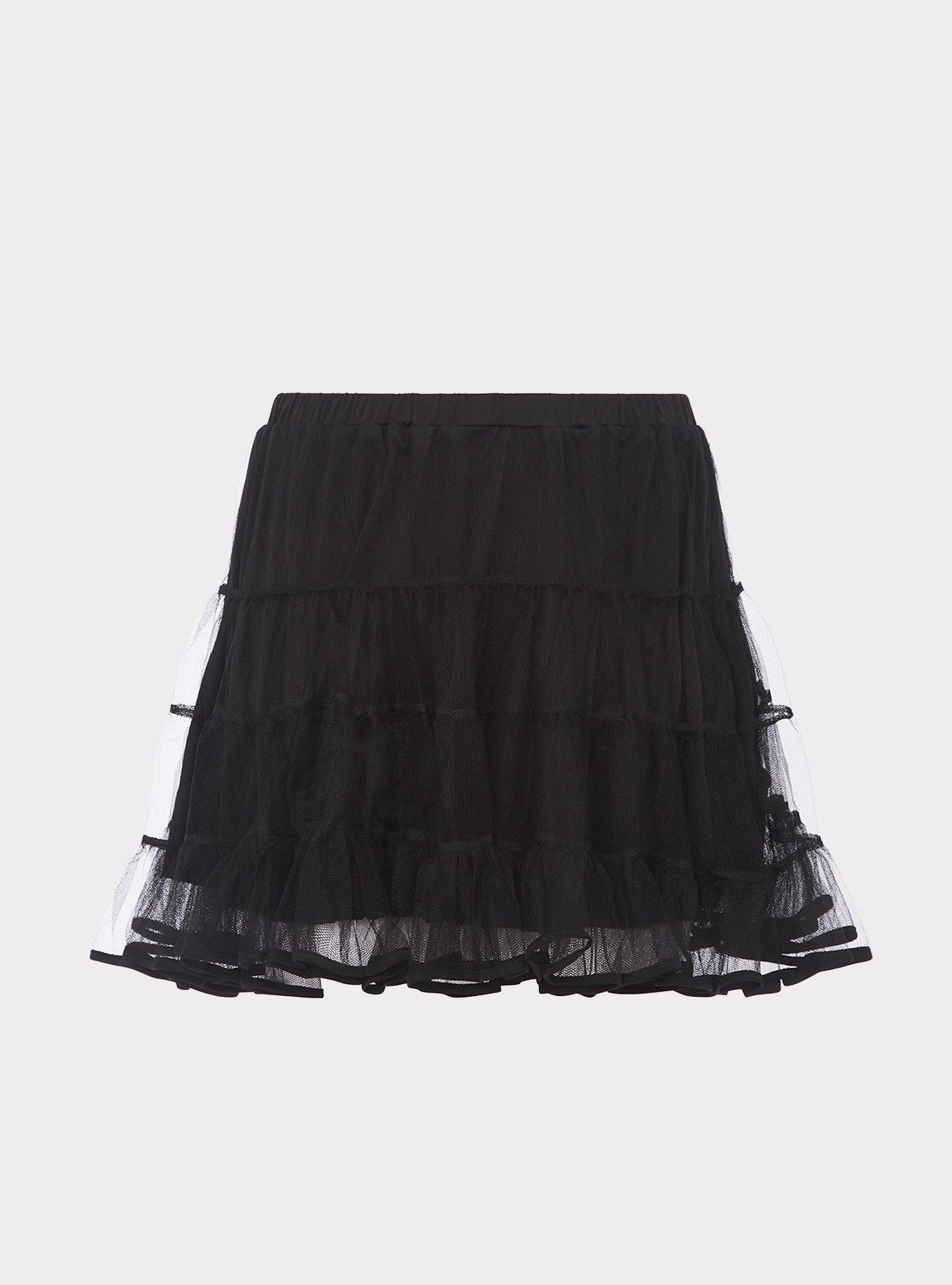 Plus Size - Black Mini Petticoat - Torrid