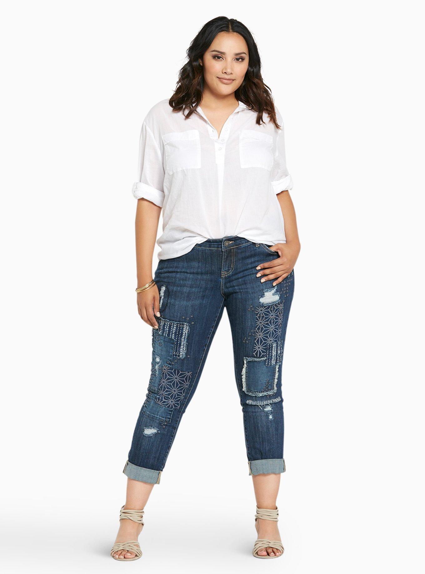 Torrid premium boyfriend store jeans