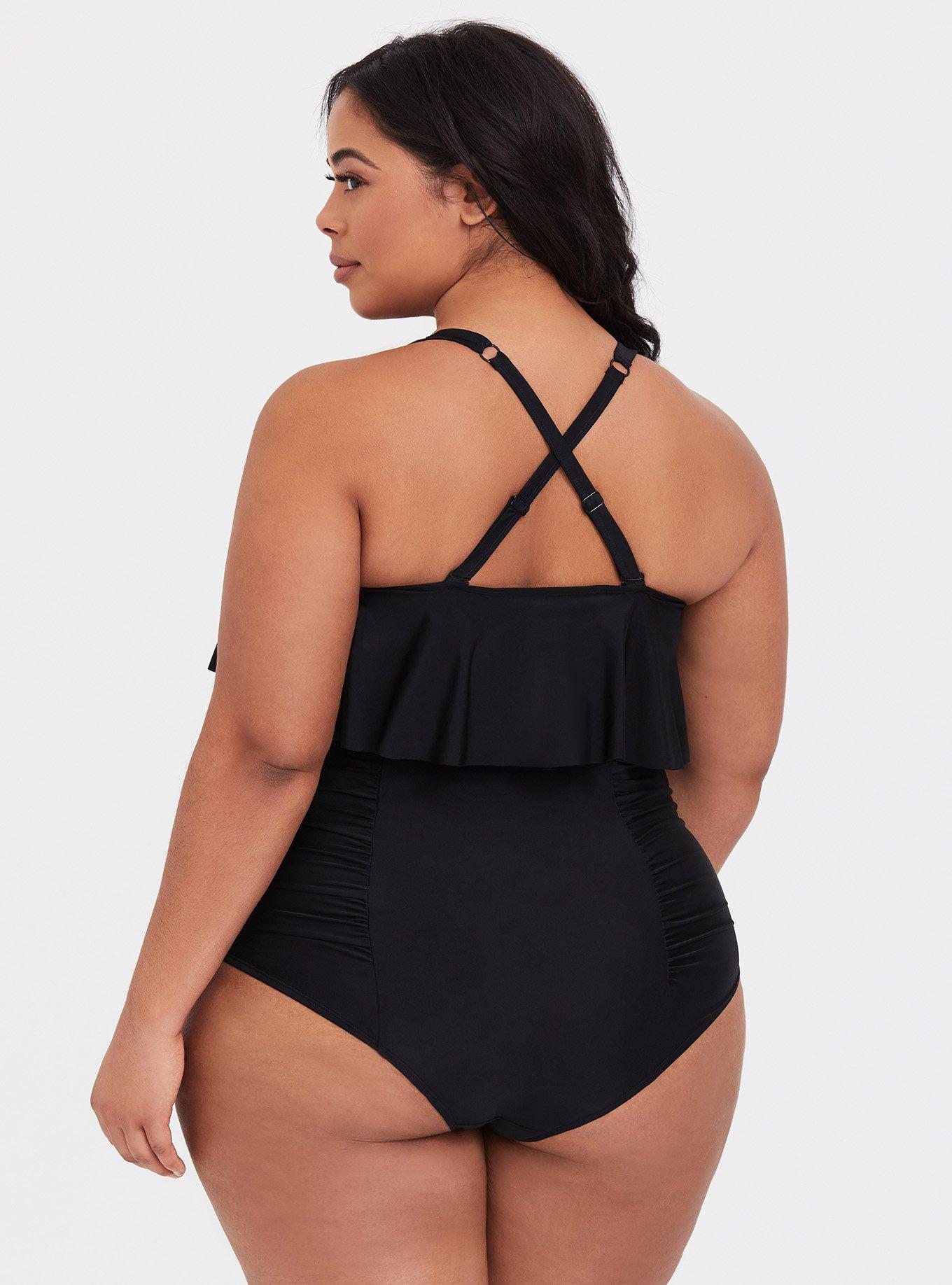 Plus Size - Wireless Cage Front Bikini Top - Torrid