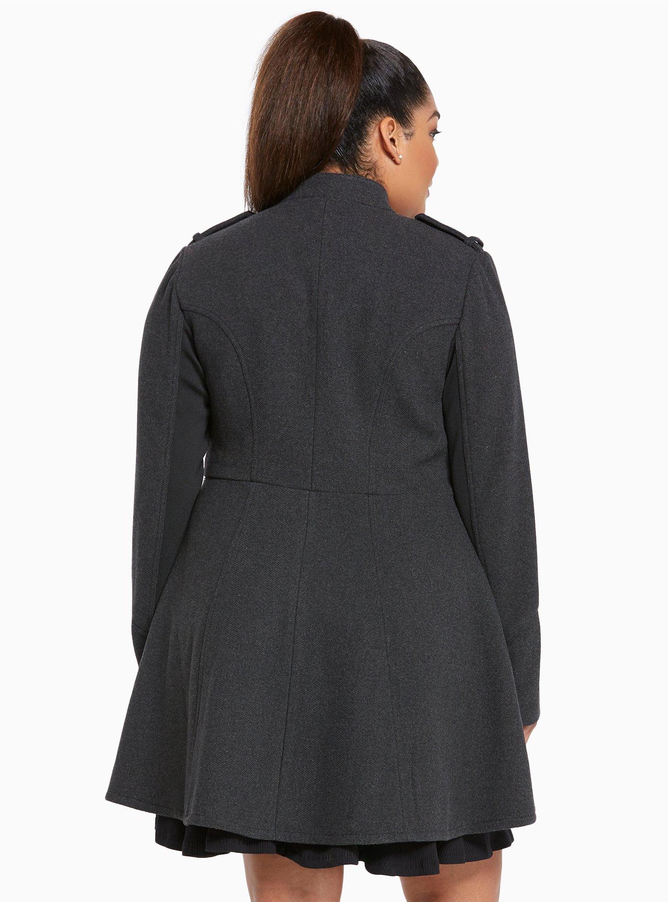 Torrid military outlet coat