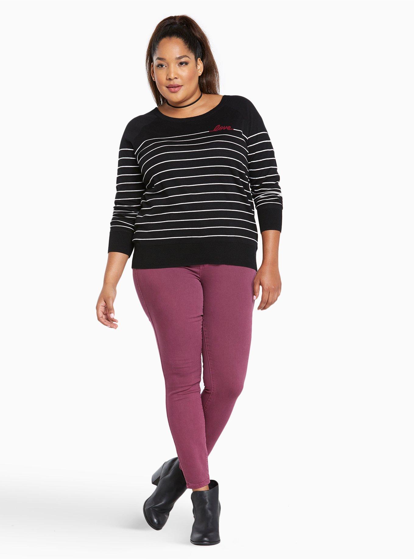 Plus Size - Torrid Jeggings - Grey Acid Wash with Destruction - Torrid