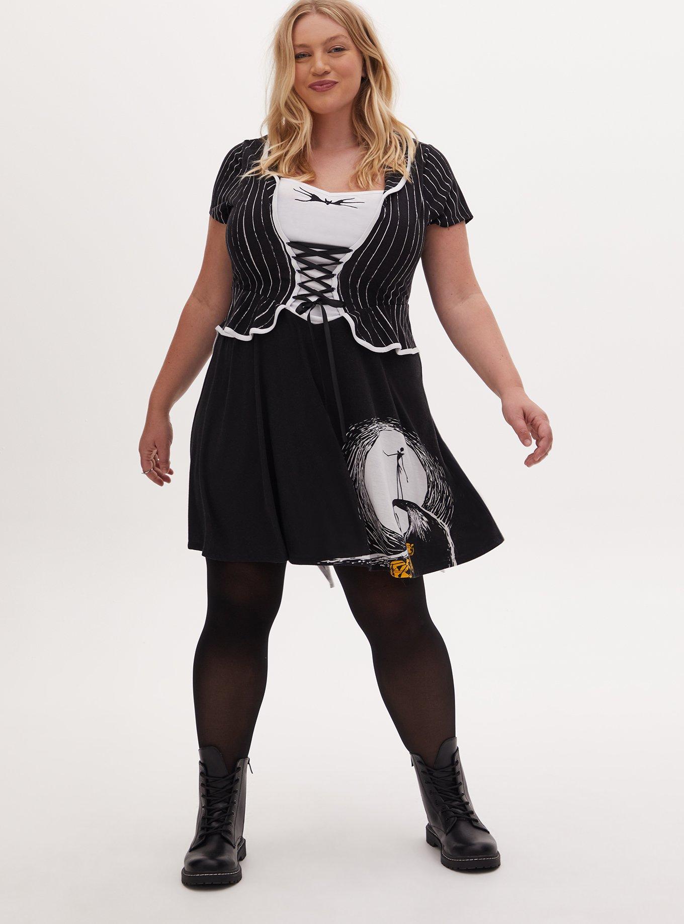 Torrid jack 2025 skellington dress