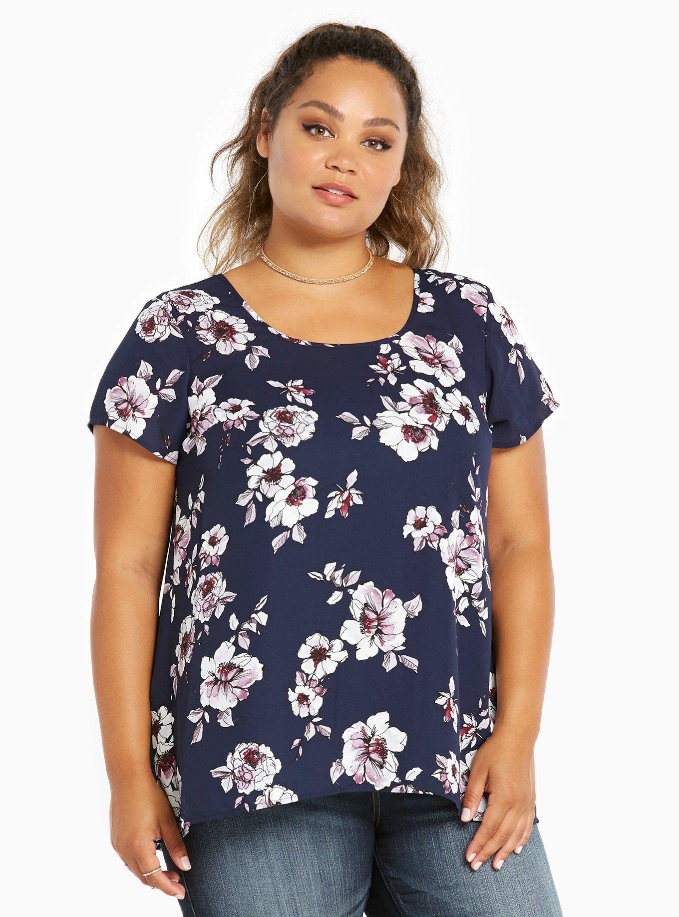 Torrid floral clearance top