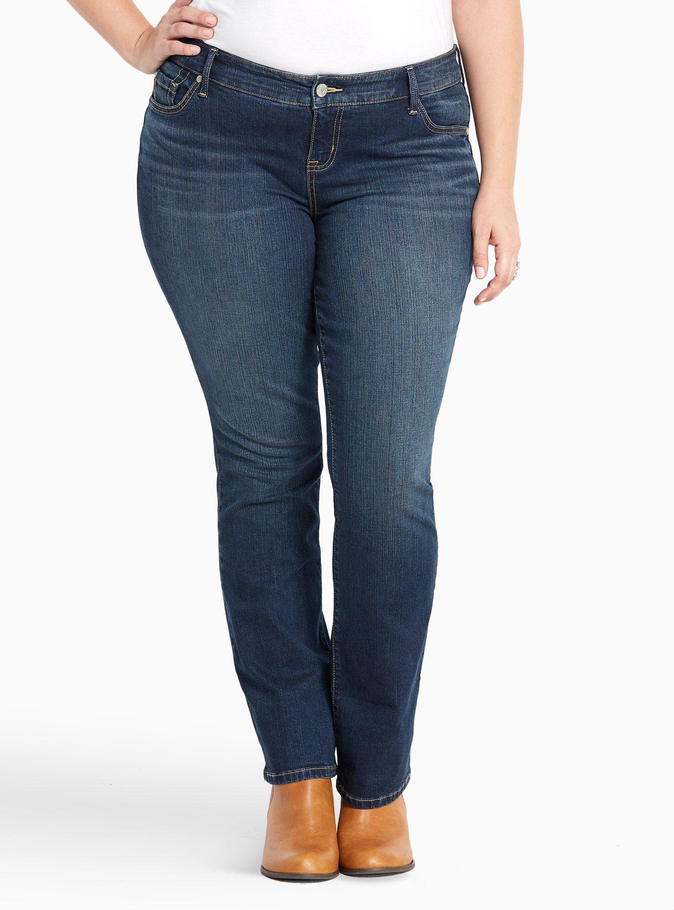 Torrid Barely Boot Jeans - Dark Wash, , hi-res