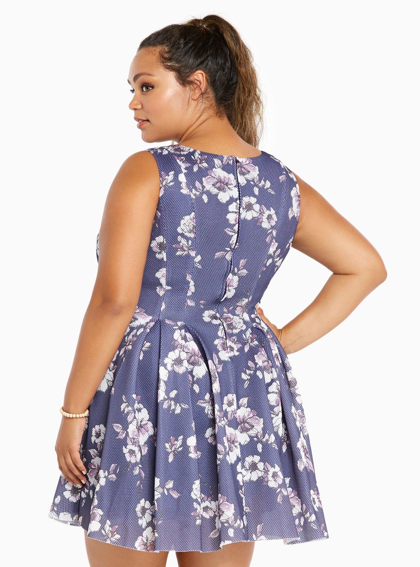 Mesh Floral Print Pleated Dress, WATERCOLOR PEONIES, alternate