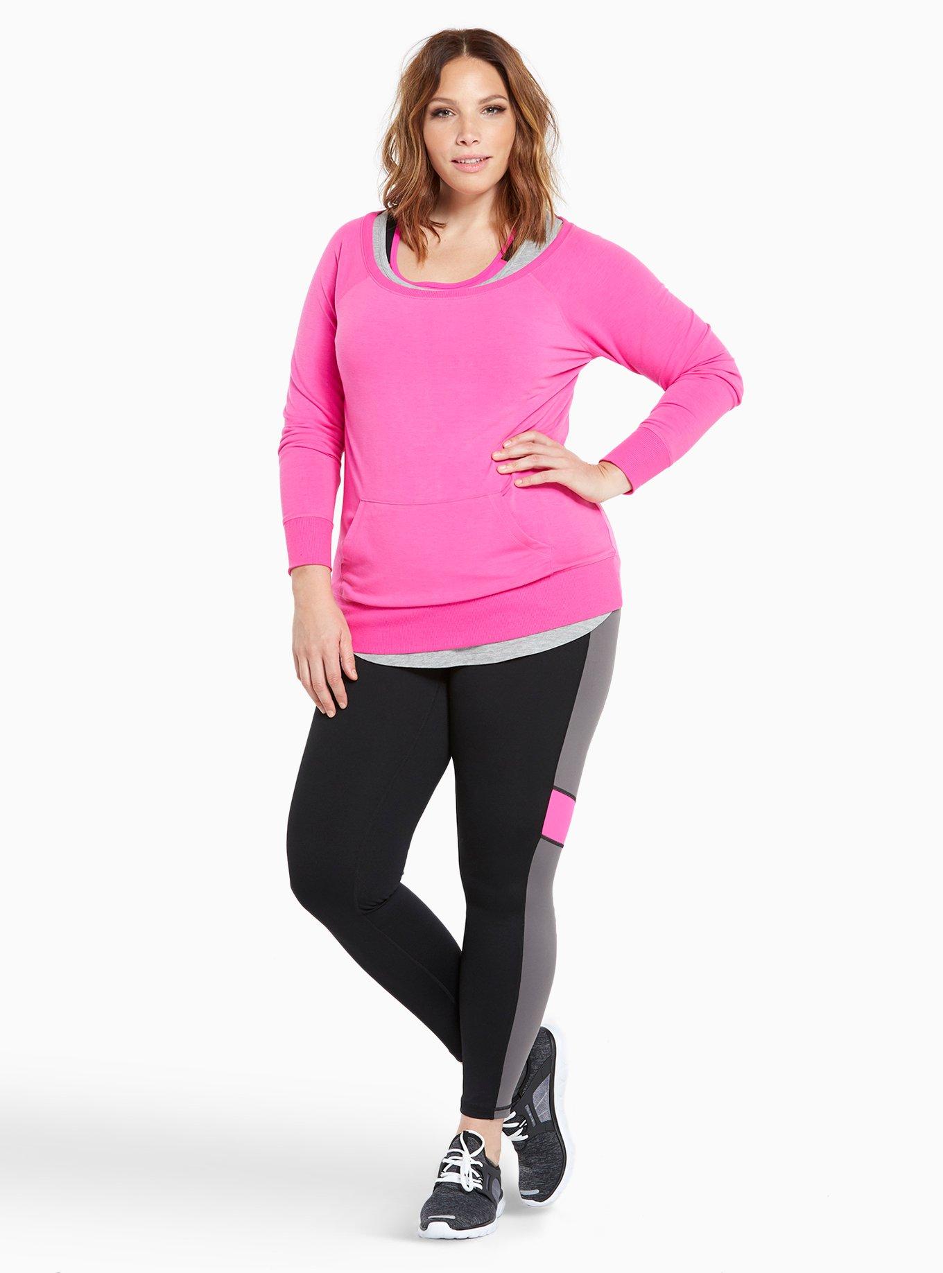 Off the shoulder neon sweatshirt hot sale
