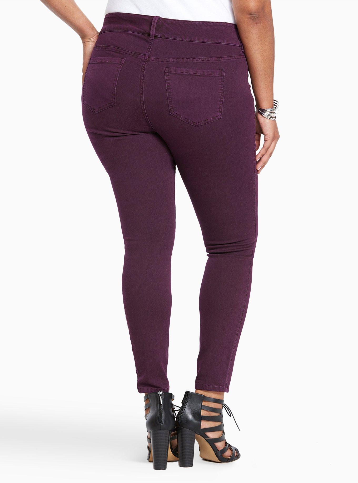 Plus Size - Torrid Jeggings - Neon Pink Wash - Torrid