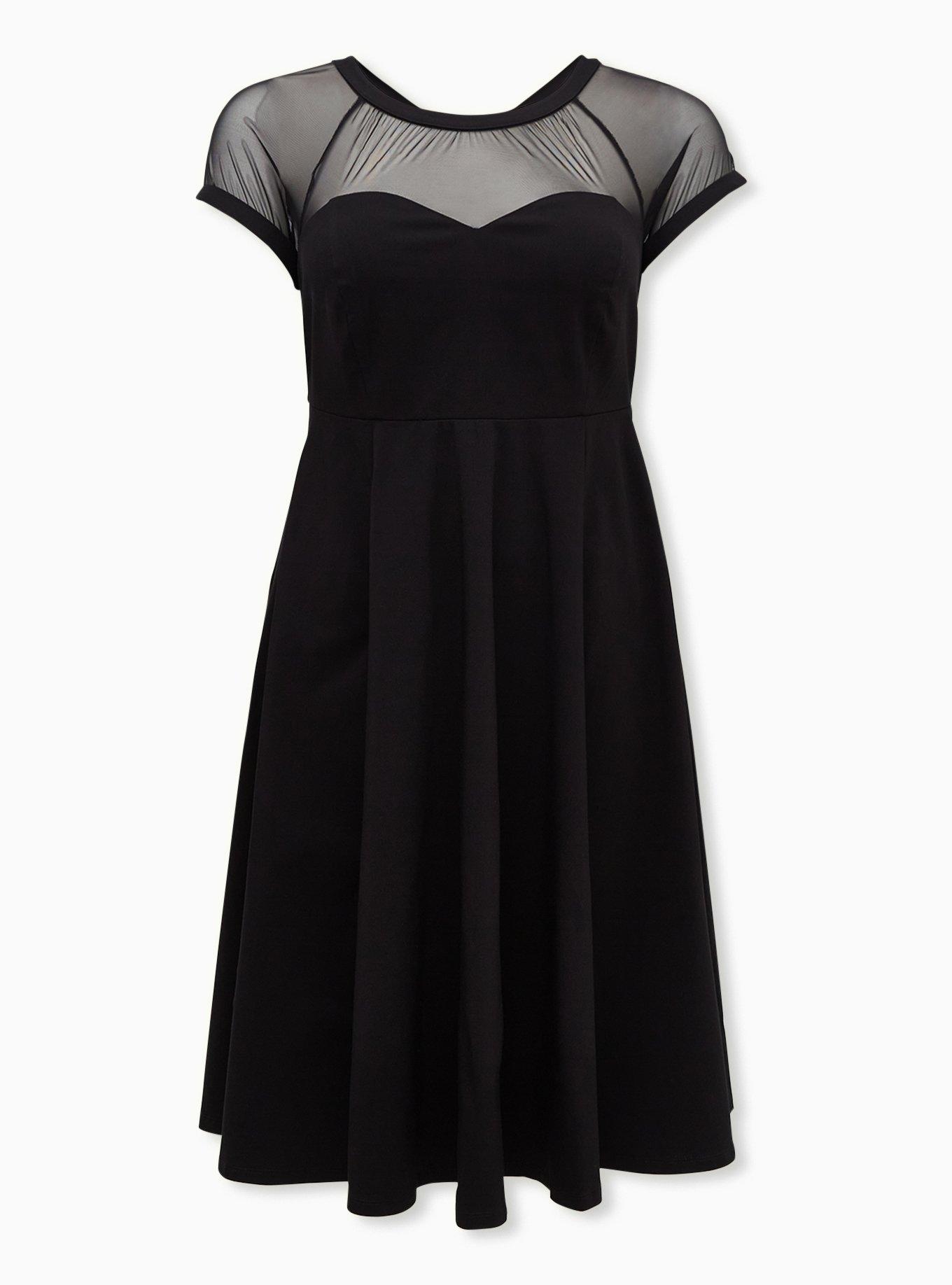 Plus Size - Midi Mesh Swing Dress - Torrid