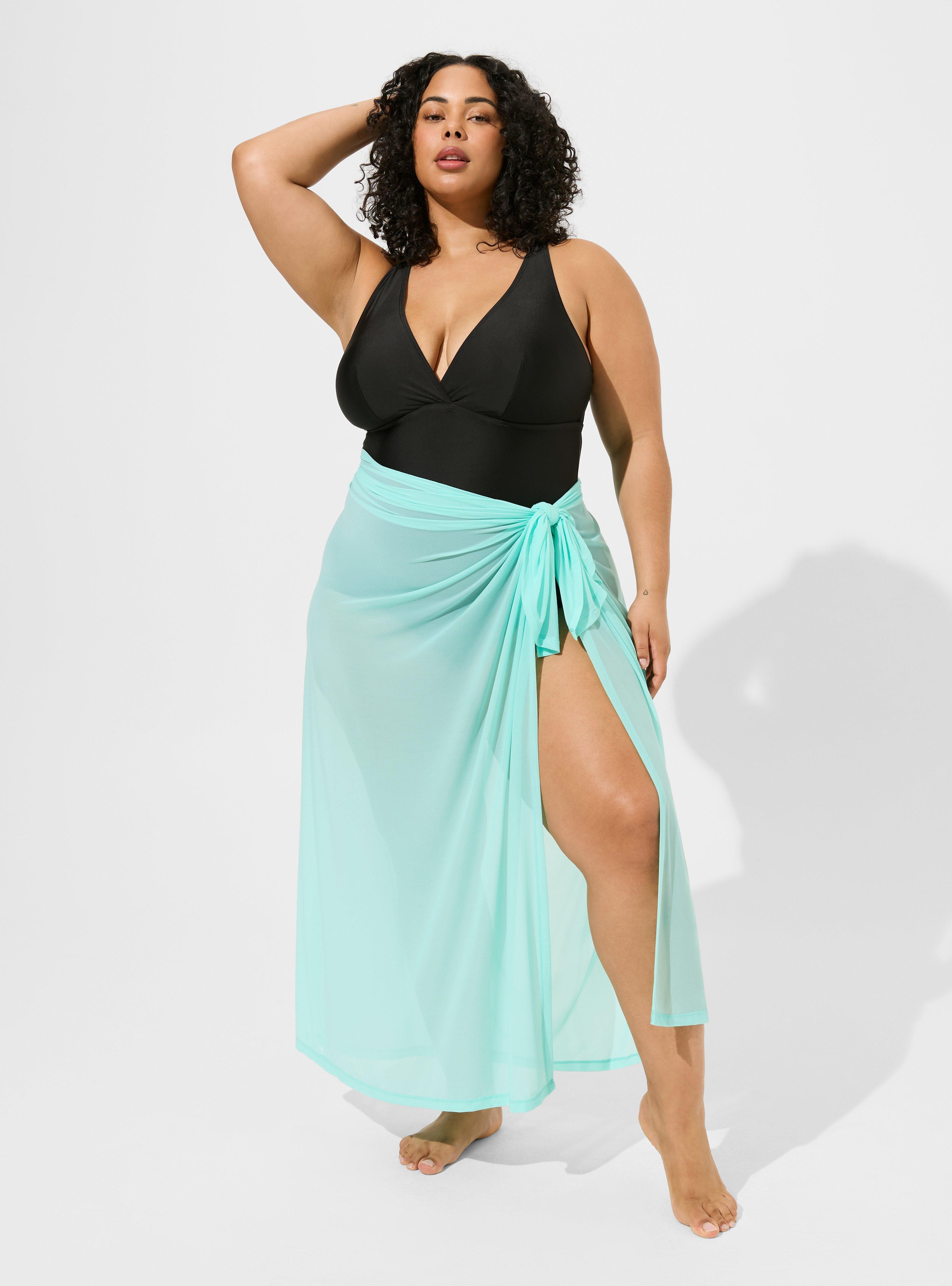 Mesh Swim Sarong Cover-Up