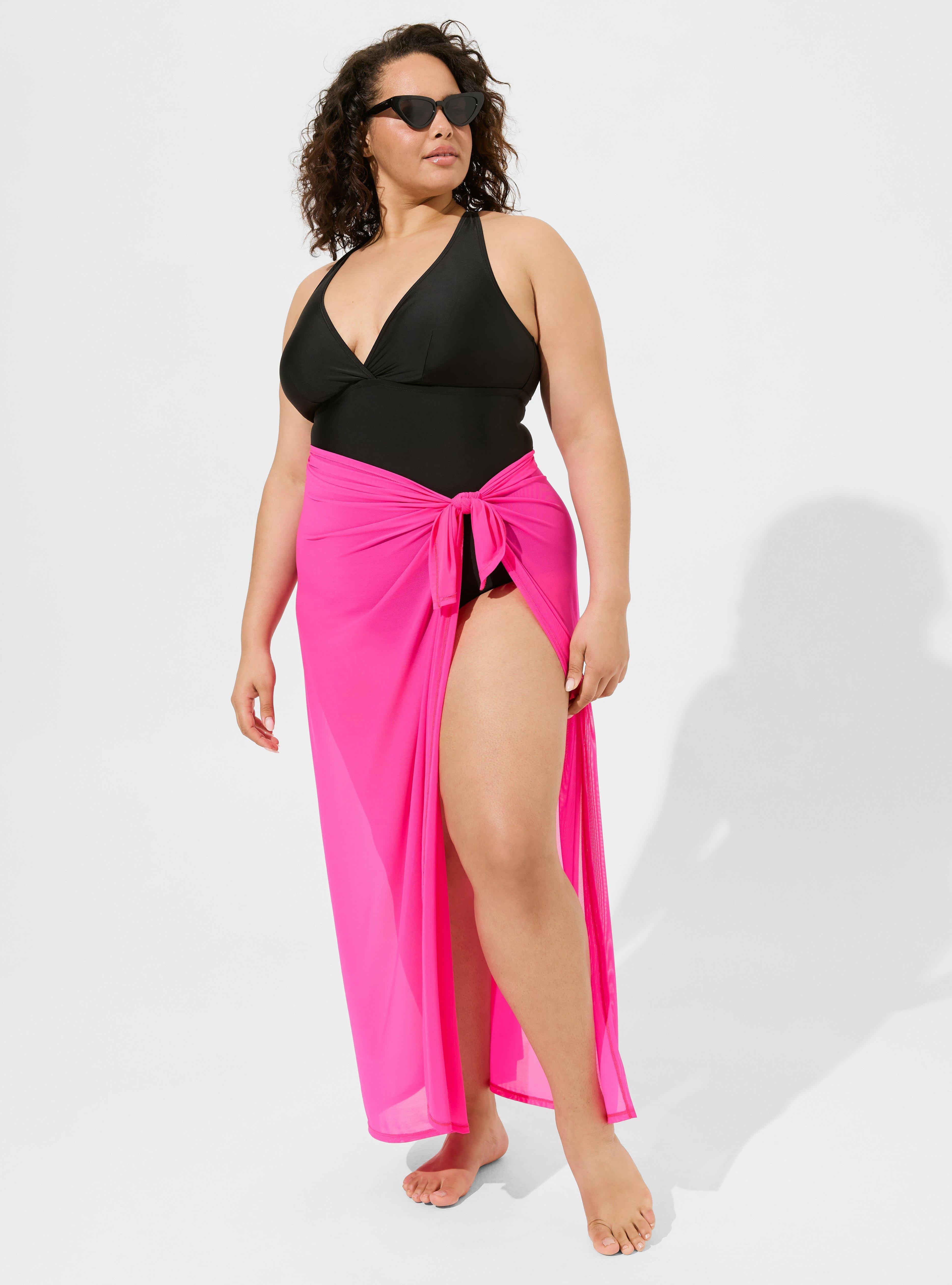 Plus Size - Mesh Swim Sarong Cover-Up - Torrid