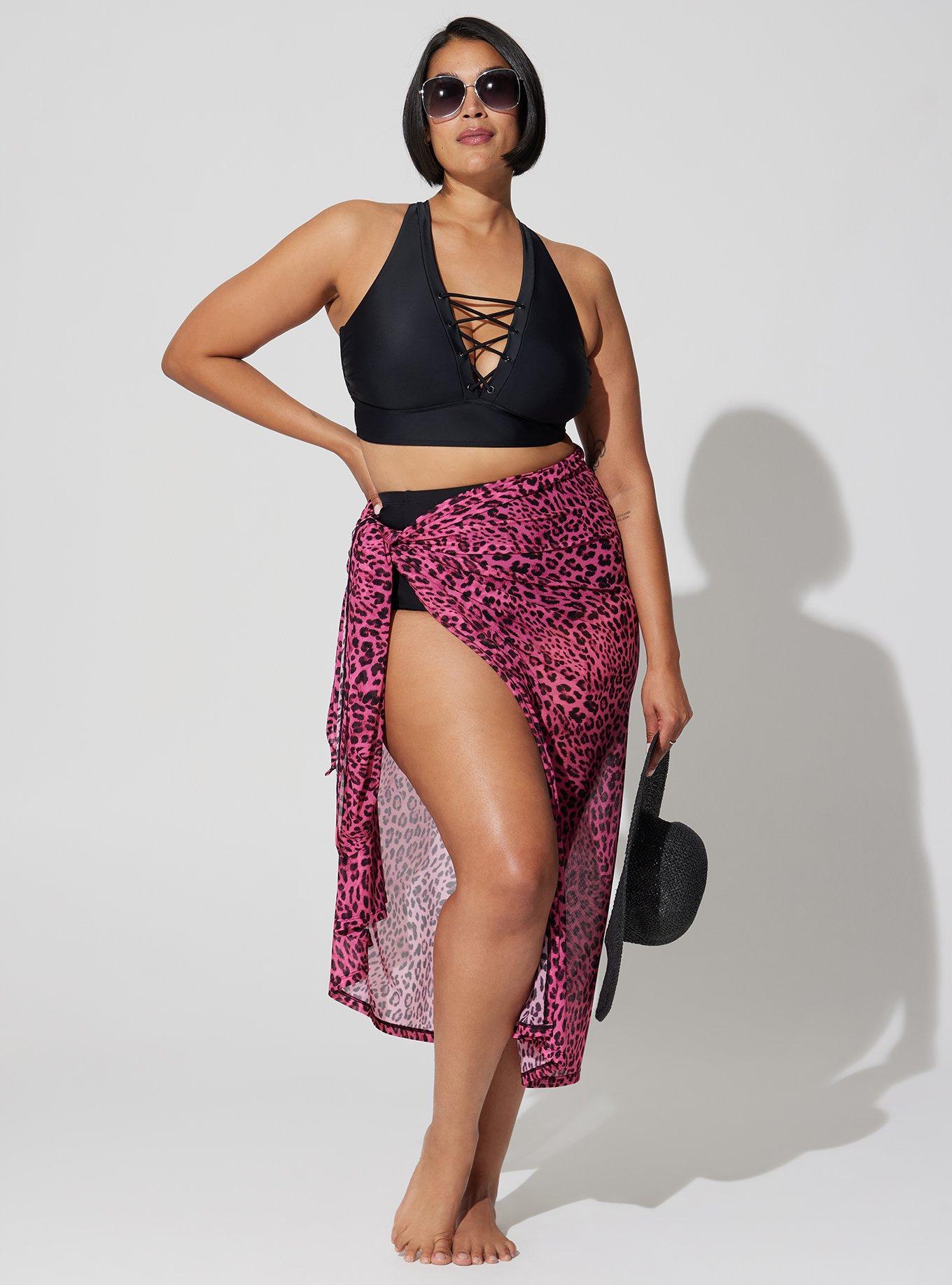 Plus Size - Mesh Swim Sarong Cover-Up - Torrid