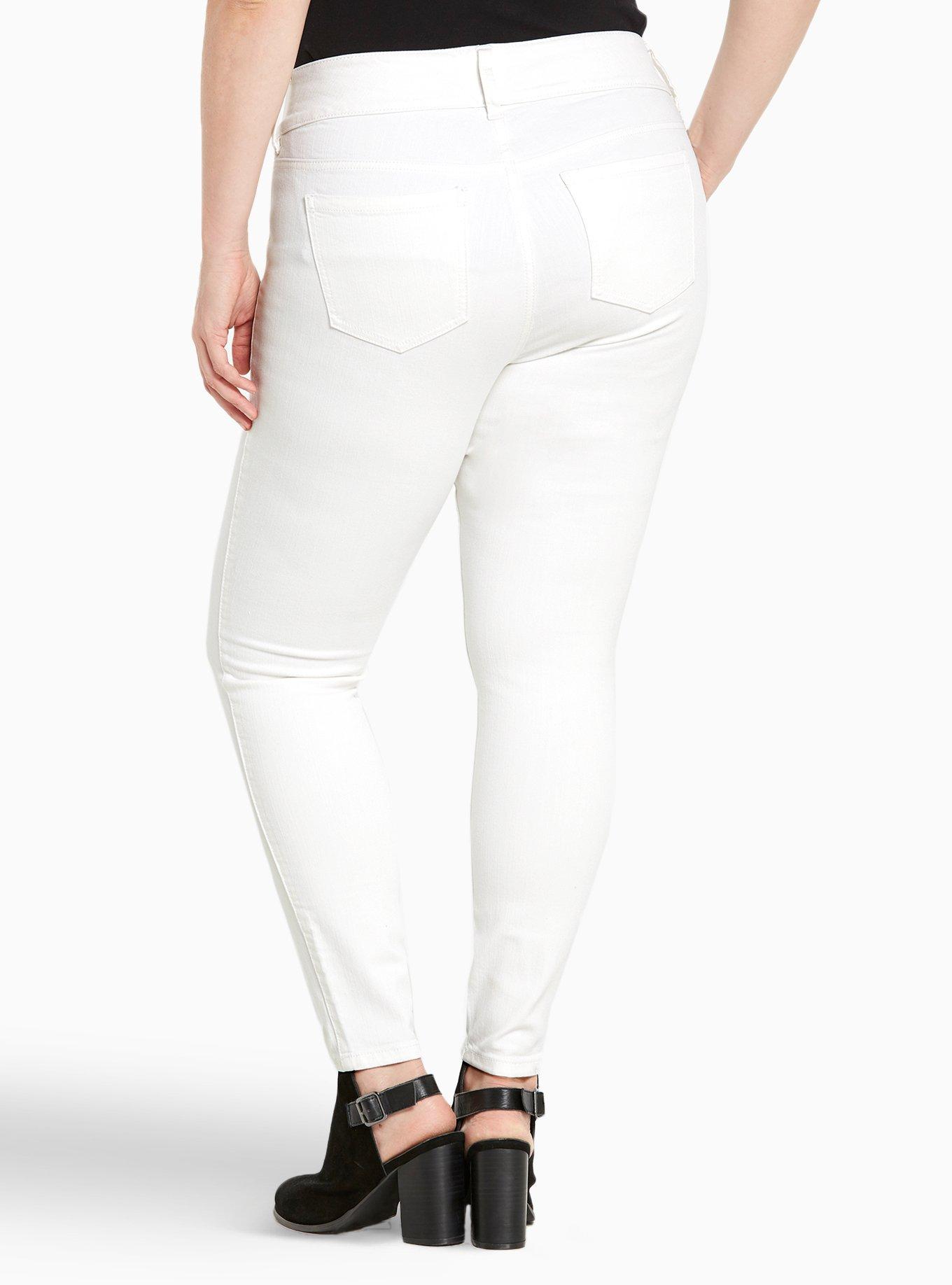 Plus Size - Jegging - White Wash - Torrid