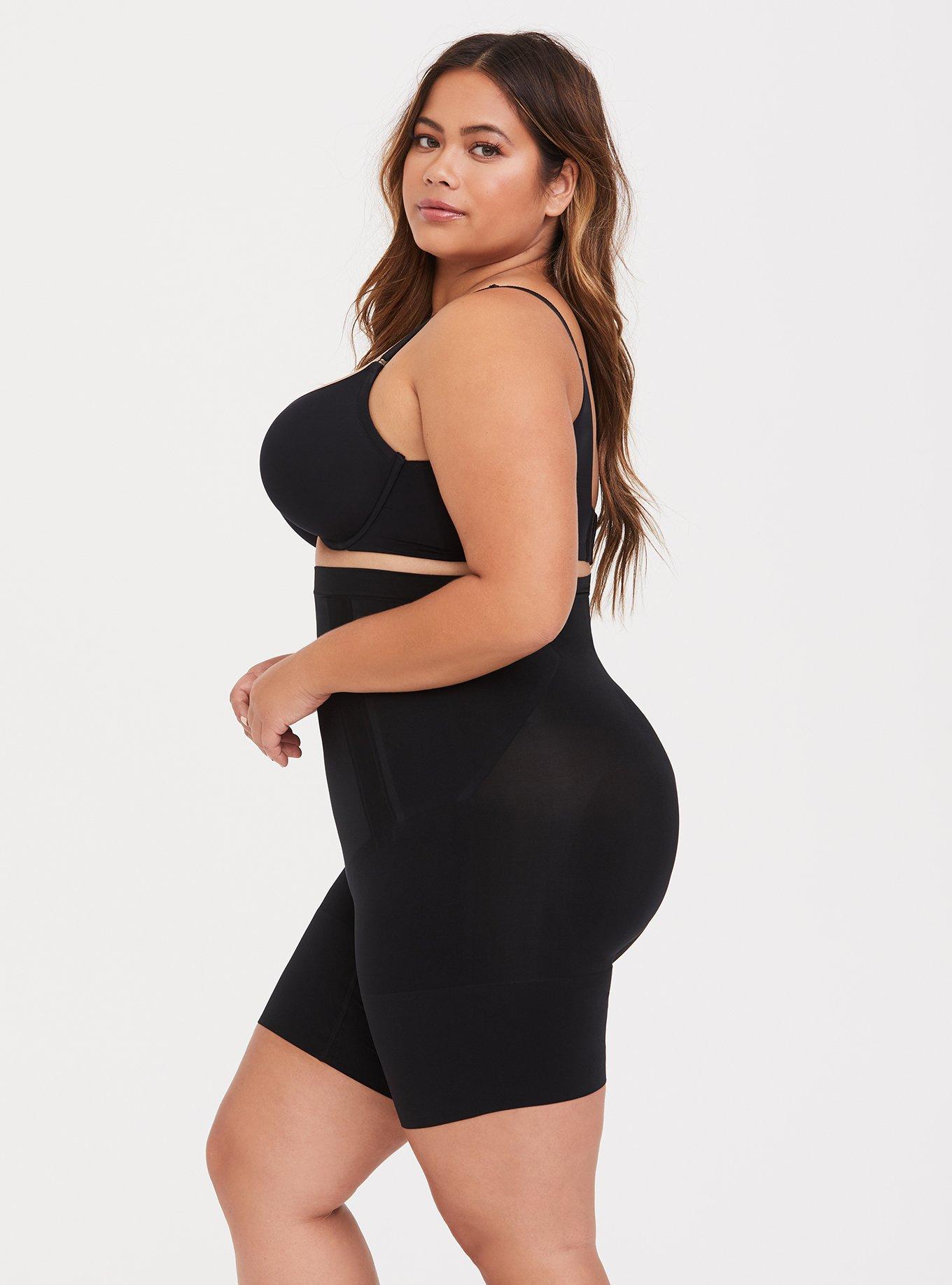 SPANX&reg; Oncore High Waisted Mid-Thigh Short, BLACK, alternate