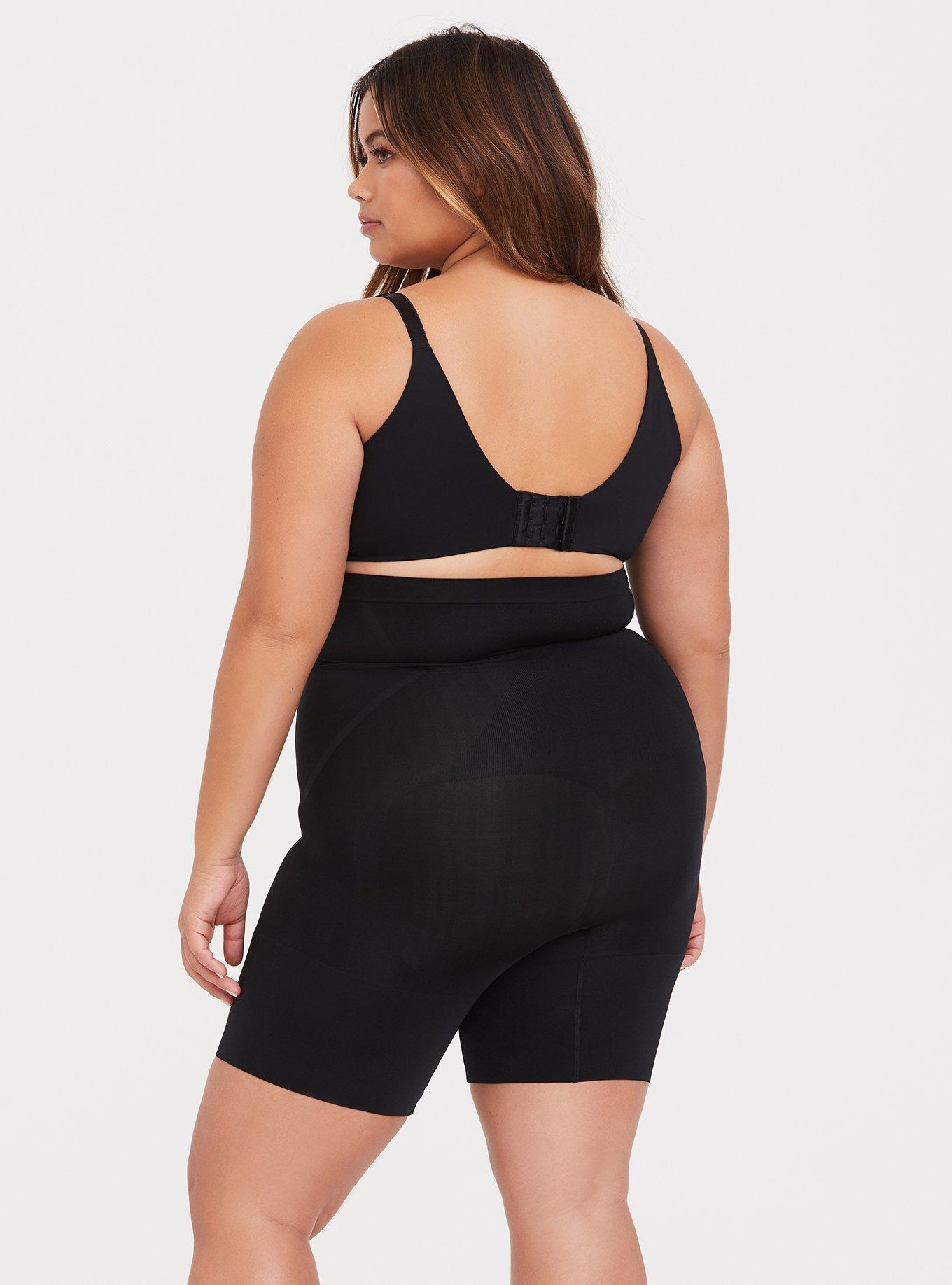 SPANX&reg; Oncore High Waisted Mid-Thigh Short, BLACK, alternate