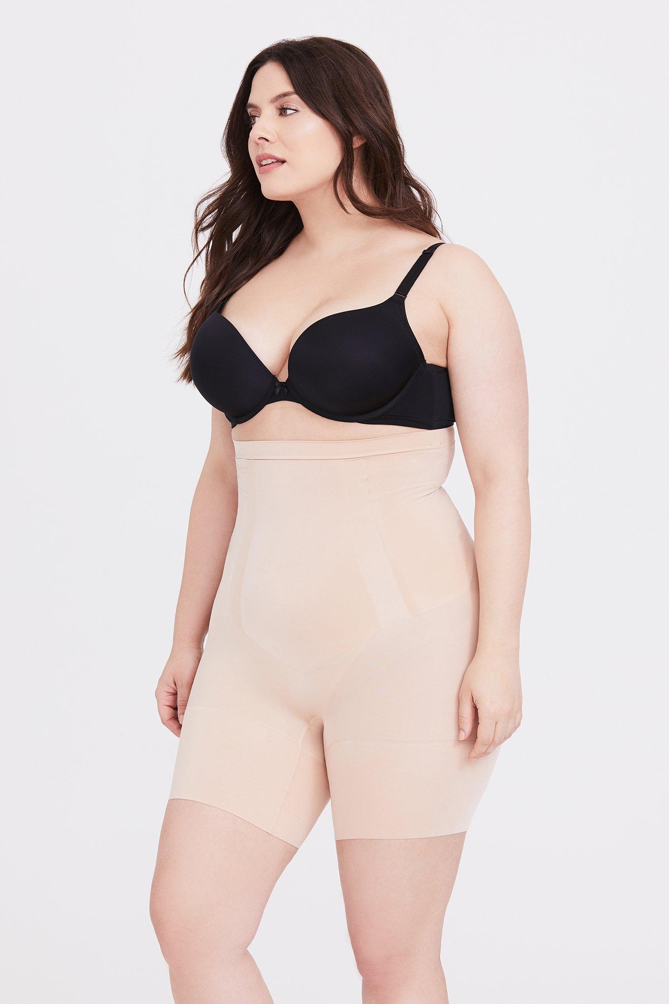 SPANX&reg; Oncore High Waisted Mid-Thigh Short, NUDE, alternate