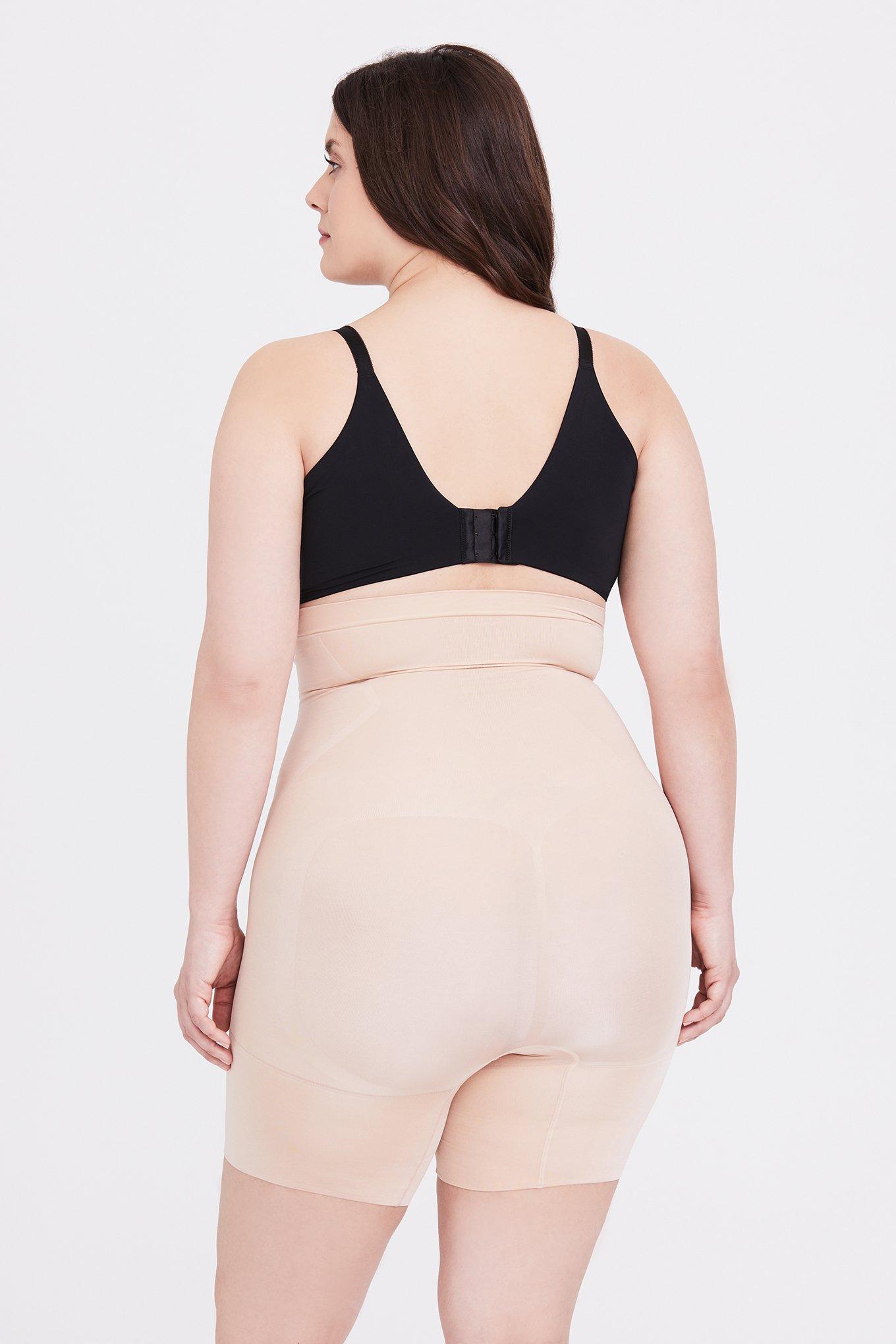 SPANX&reg; Oncore High Waisted Mid-Thigh Short, NUDE, alternate
