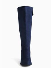 Faux Suede & Faux Leather Wedge Knee Boots (Wide Width & Wide Calf), MULTI, alternate