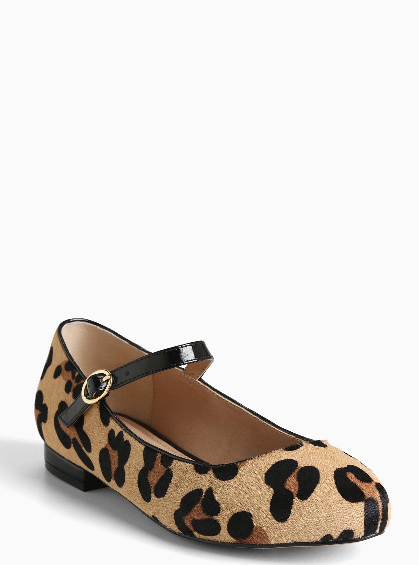 Wide width animal print sales flats