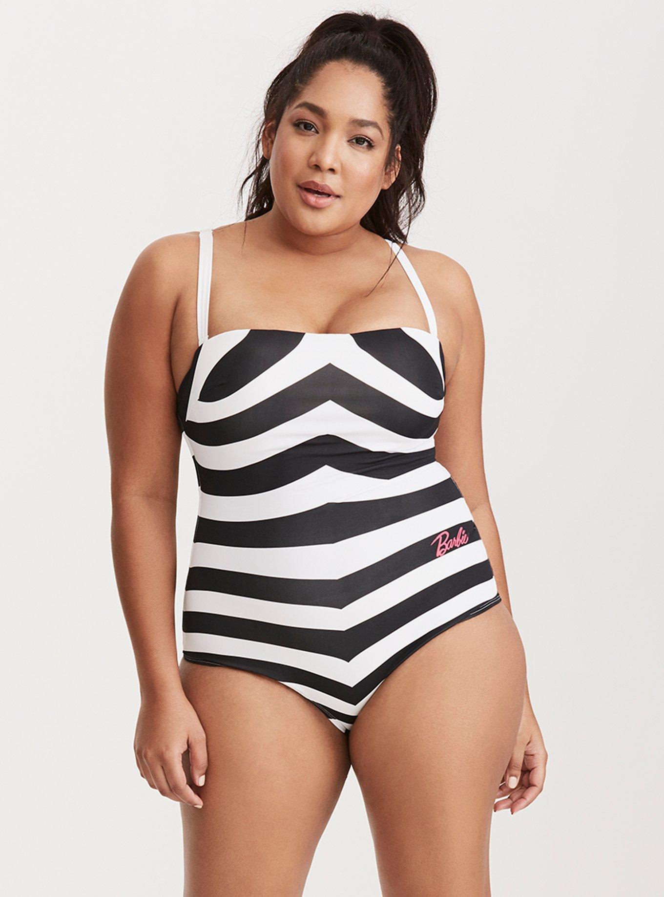 Mixed Stripes One-Piece Swimsuit - Women - Ready-to-Wear