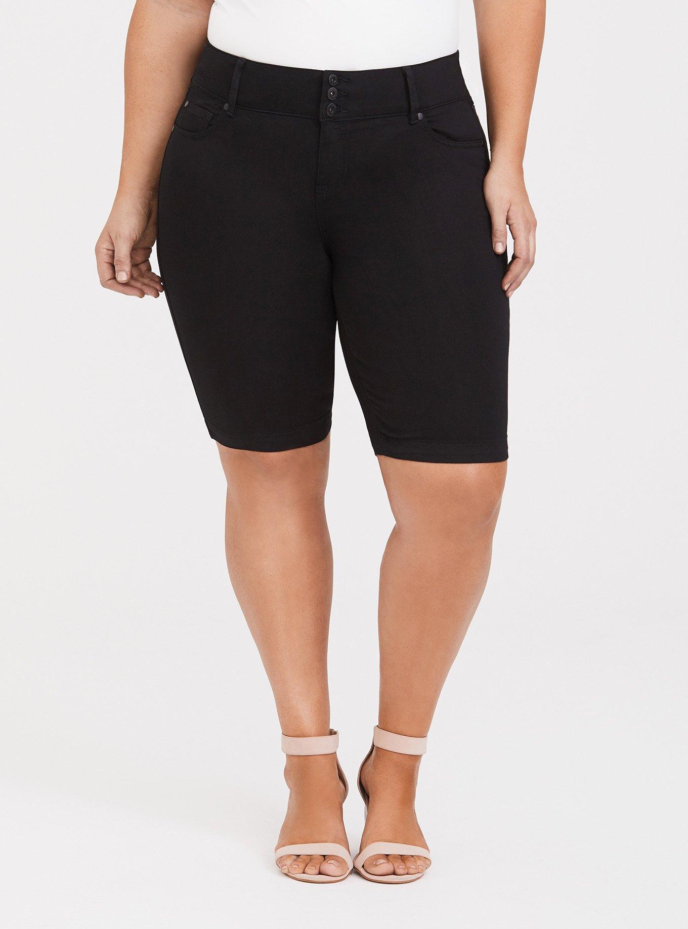 Plus Size Bermuda Jegging Super Stretch High Rise Short Torrid