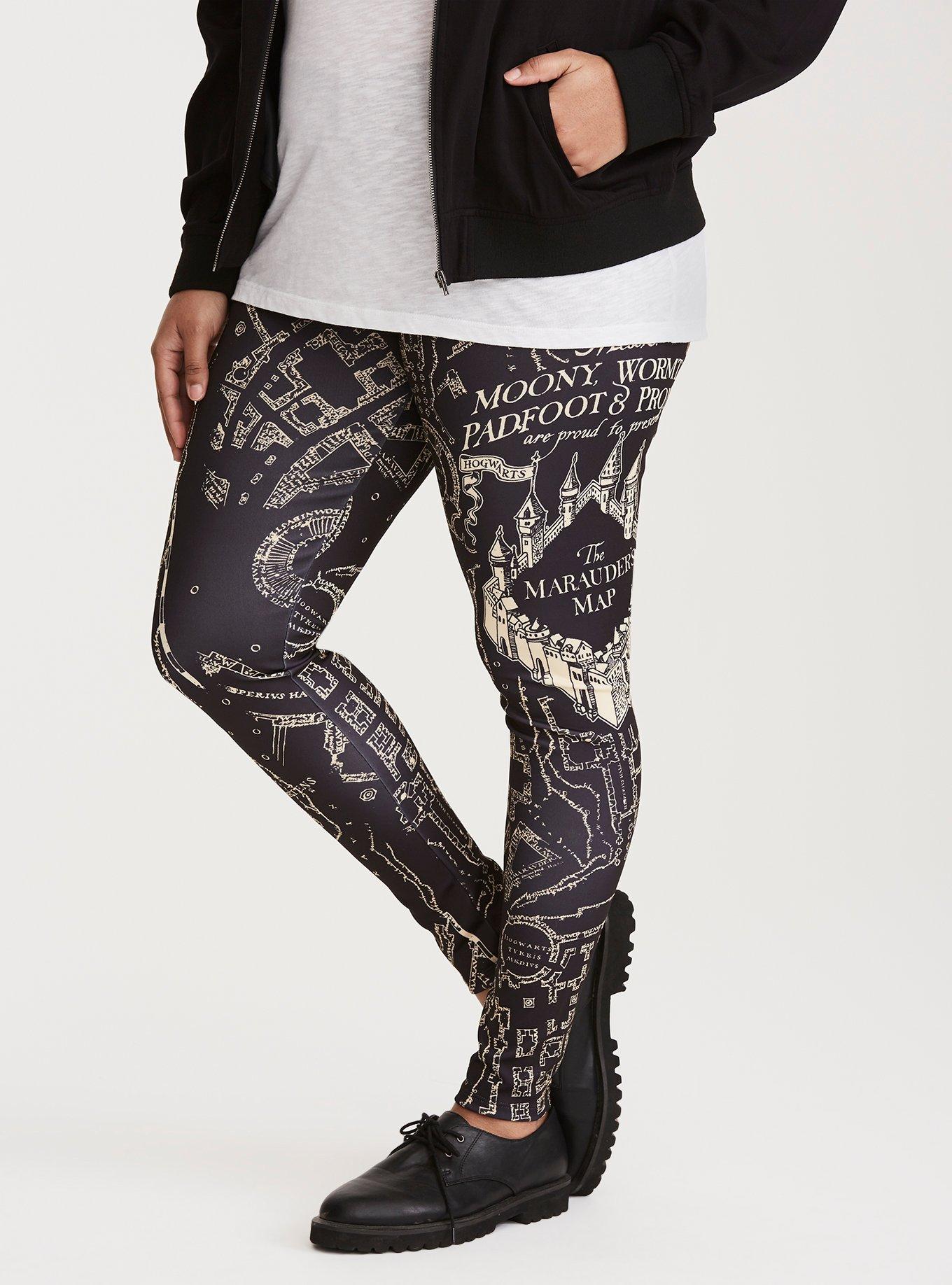 Plus Size - Harry Potter Marauder's Map Legging - Torrid