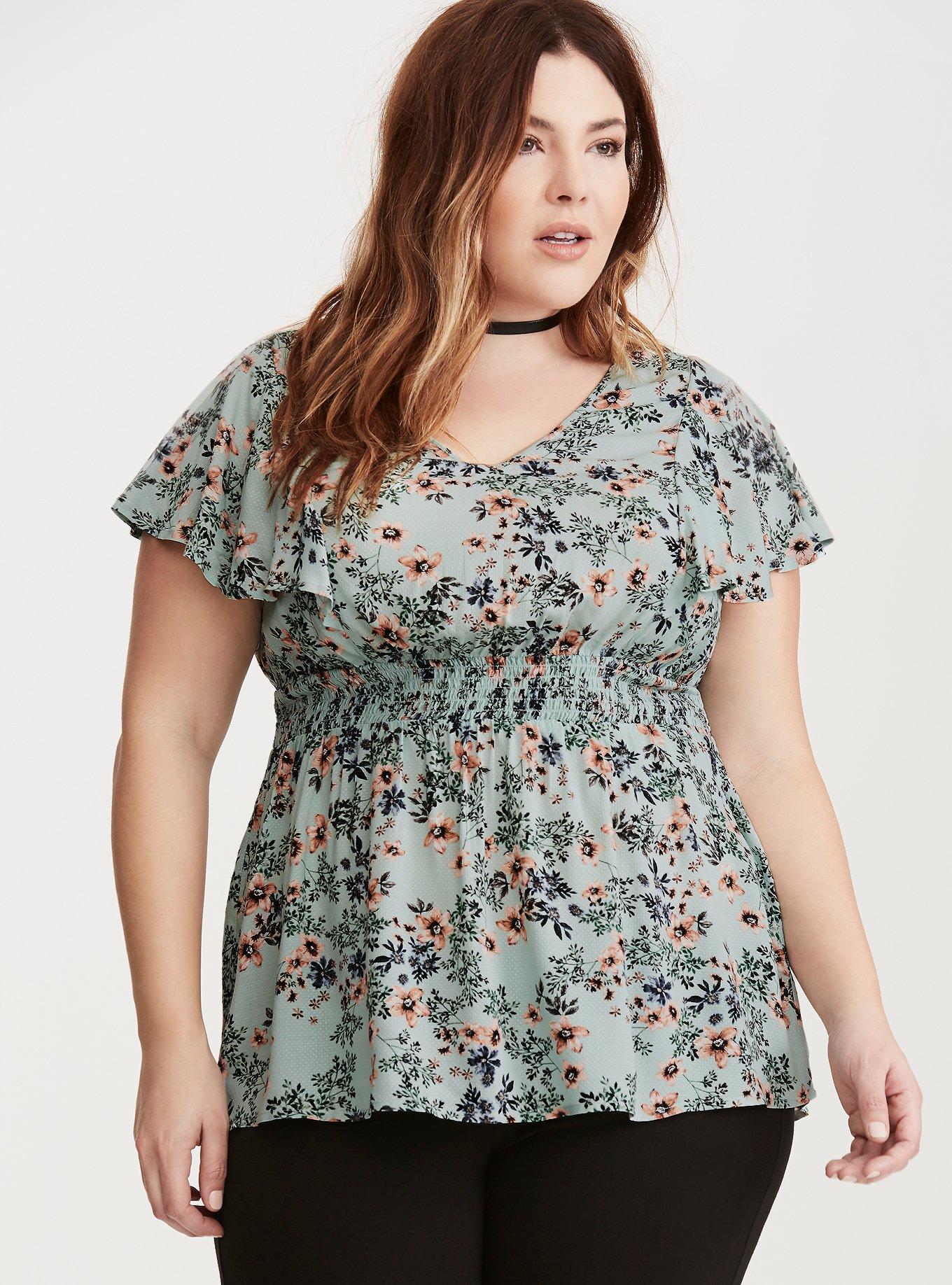 Torrid floral clearance top