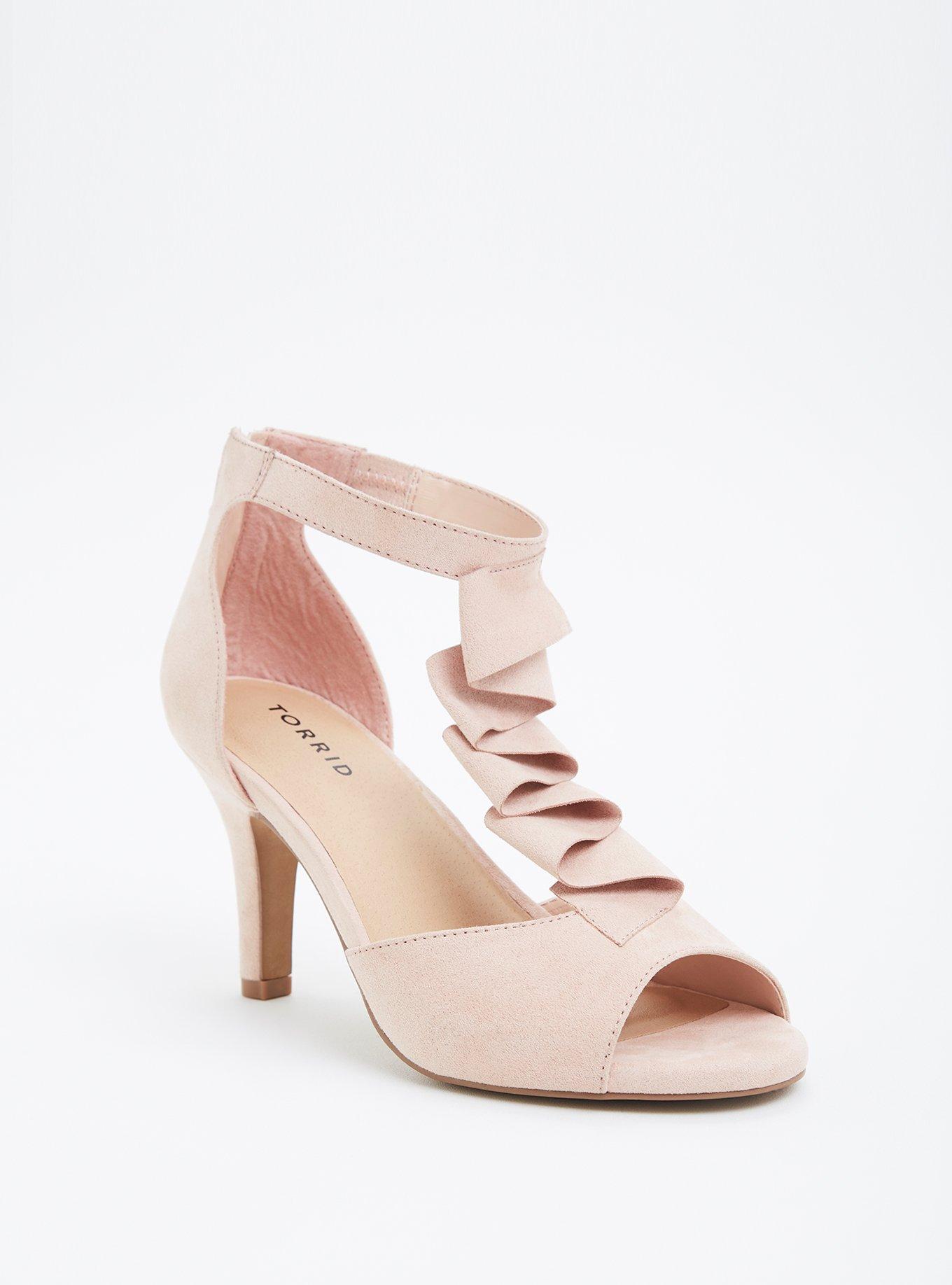 Blush peep toe heels hotsell