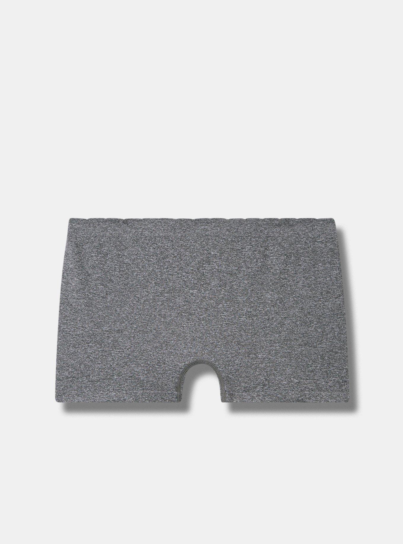 Heather Grey Seamless Boyshort Panty