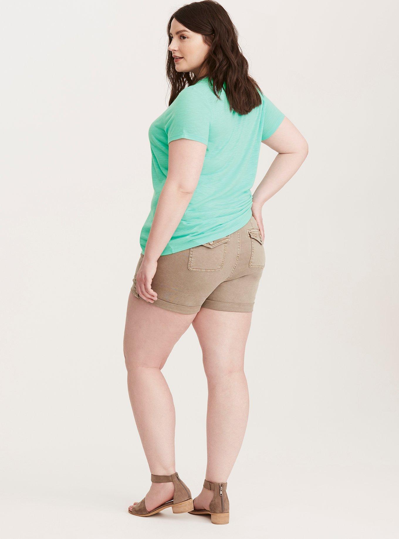 Fitted Cutout Tee, POOL BLUE, alternate