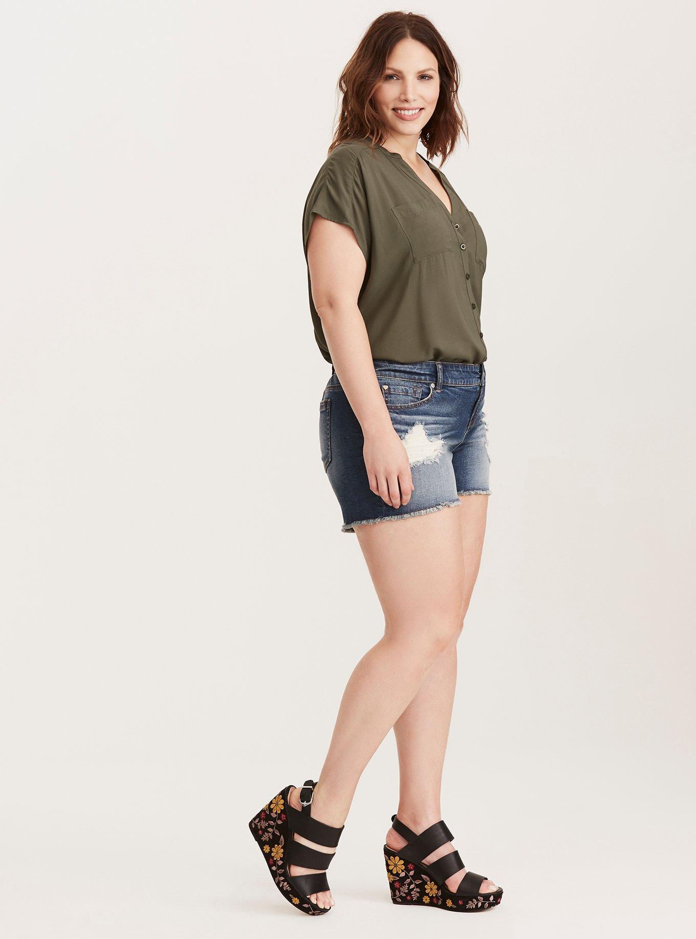 Challis Two Pocket Dolman Top, DEEP DEPTHS, alternate