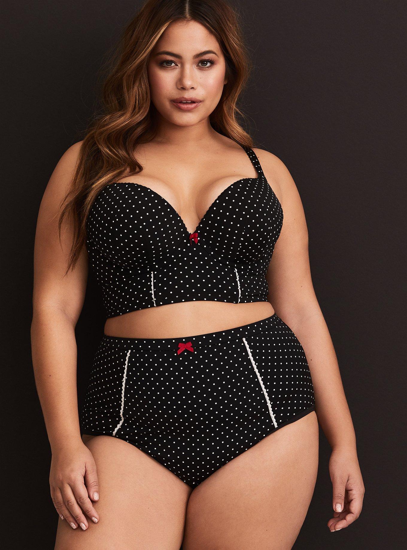 XO Plunge Push-Up Bra, DITSY DOT, alternate