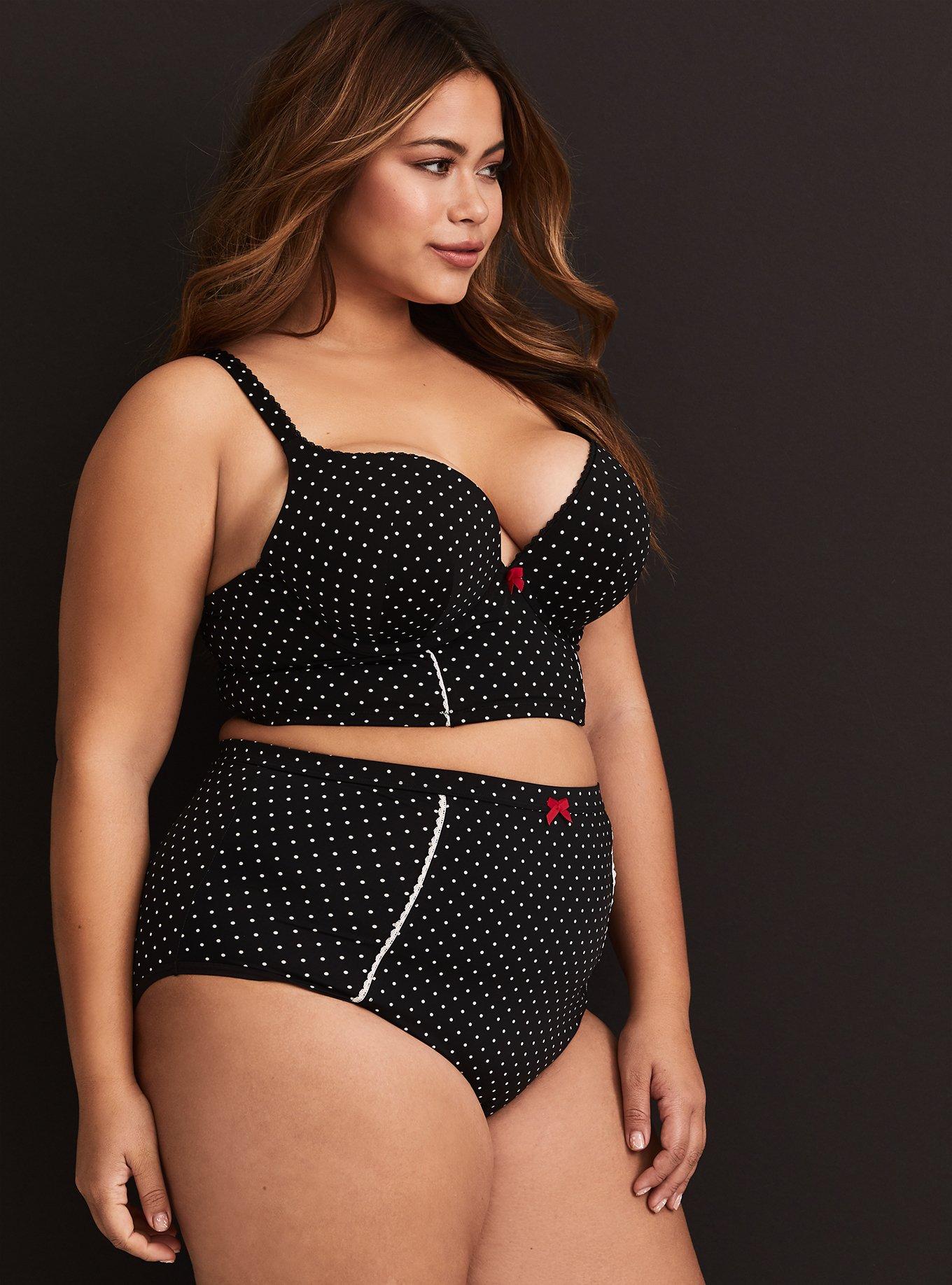 XO Plunge Push-Up Bra, DITSY DOT, alternate