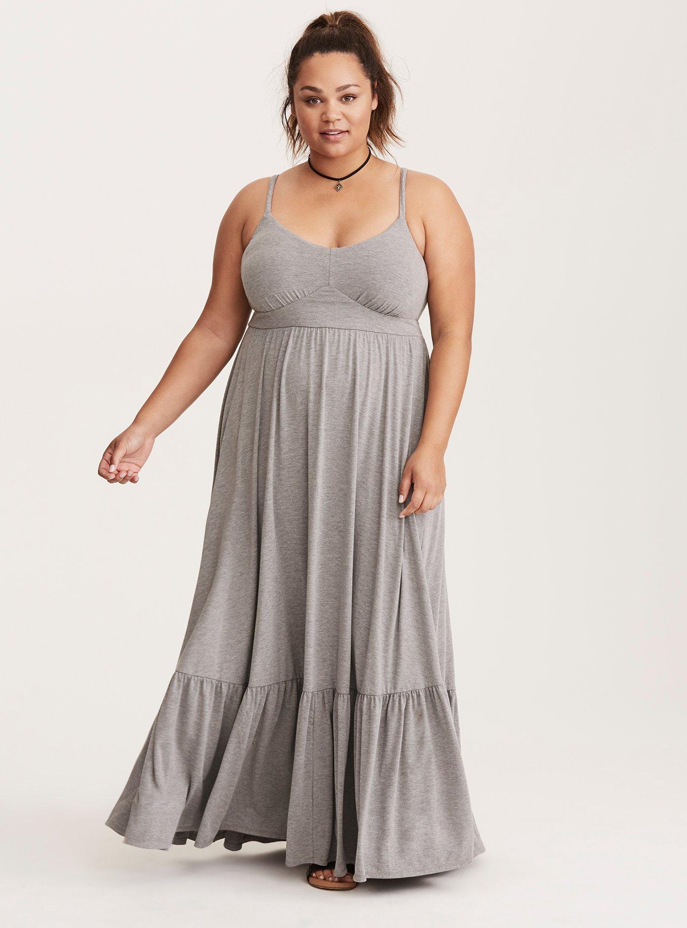 Torrid sales grey dress