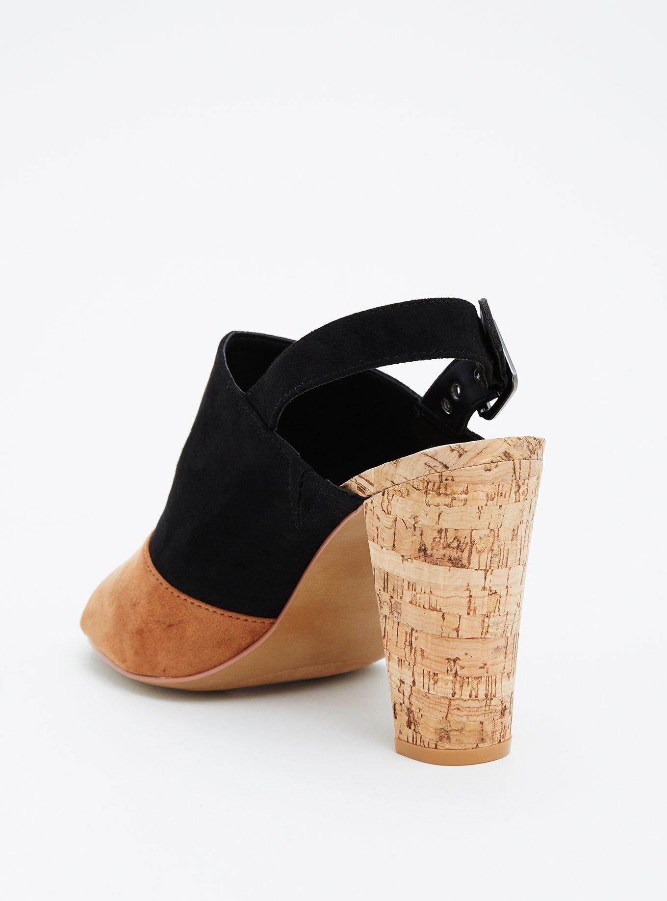 Wide width mule discount heels