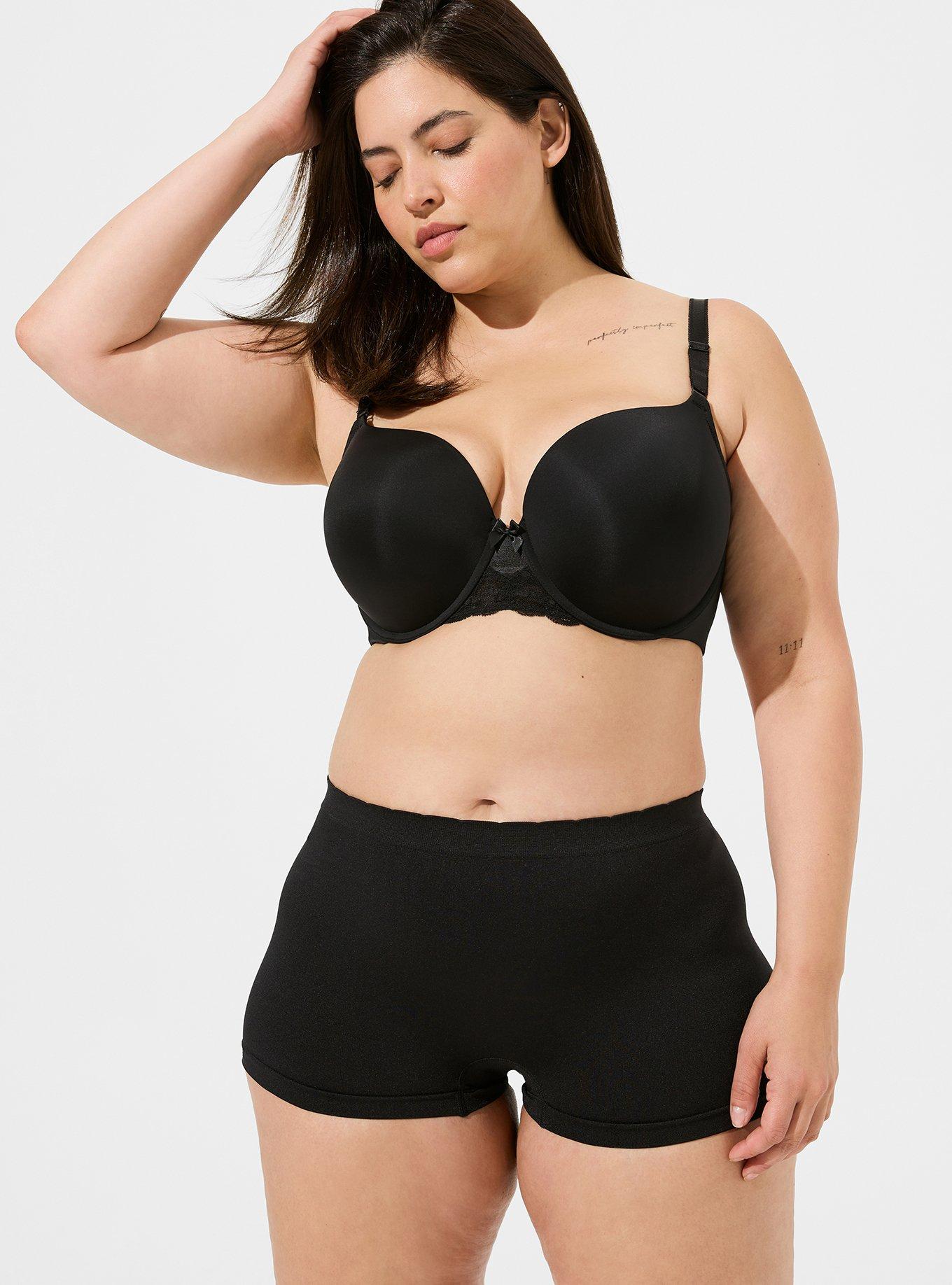 Plus Size - Seamless Smooth Mid-Rise Boyshort Panty - Torrid