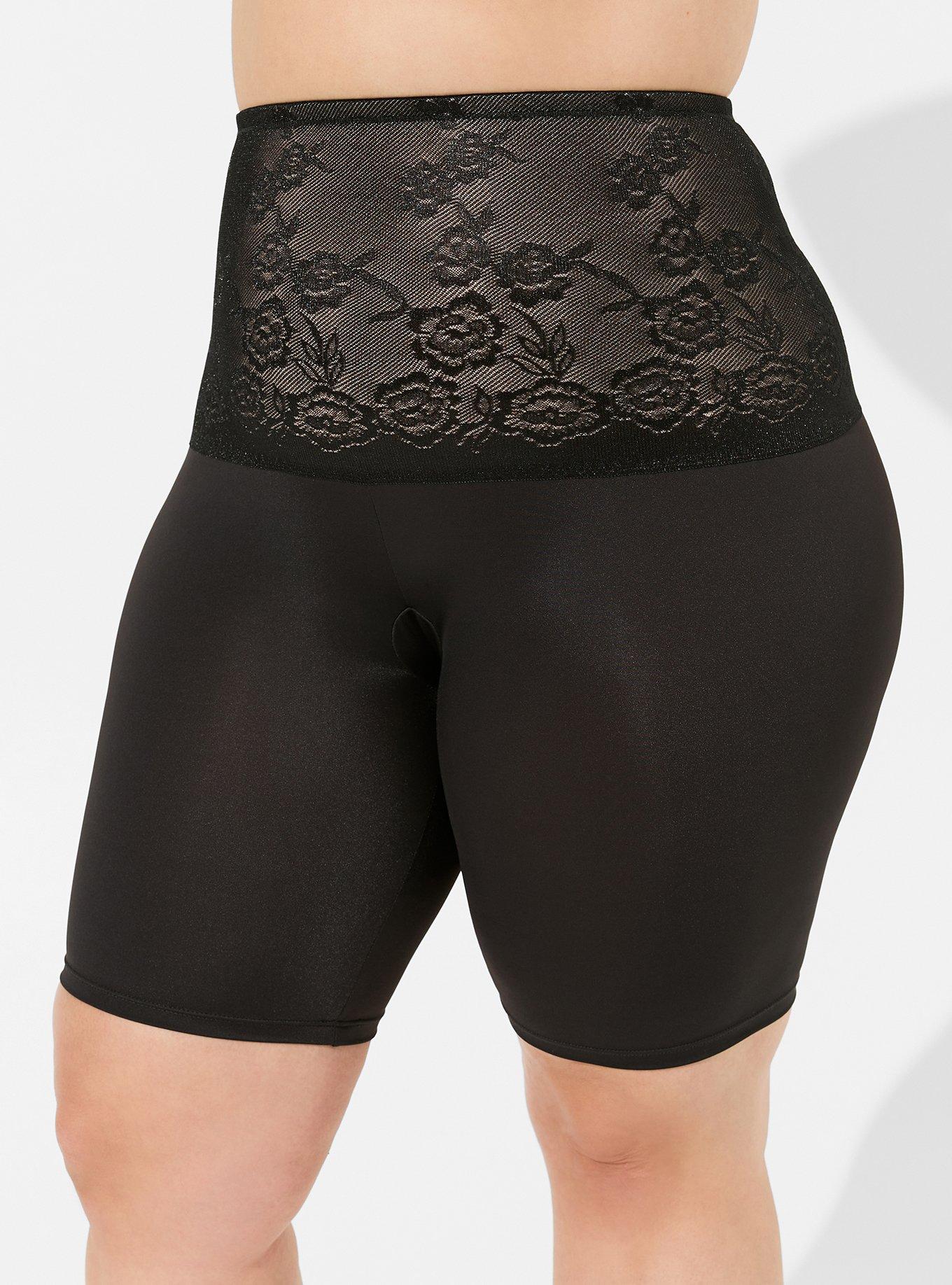 Black Microfiber 360° Smoothing High Waist Short