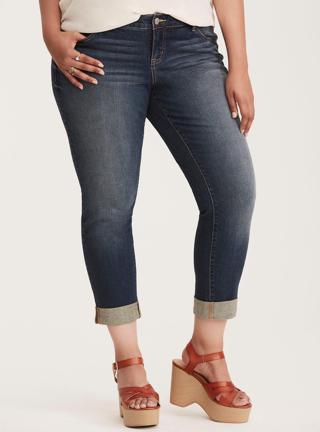 Boyfriend Jean - Dark Wash, , hi-res