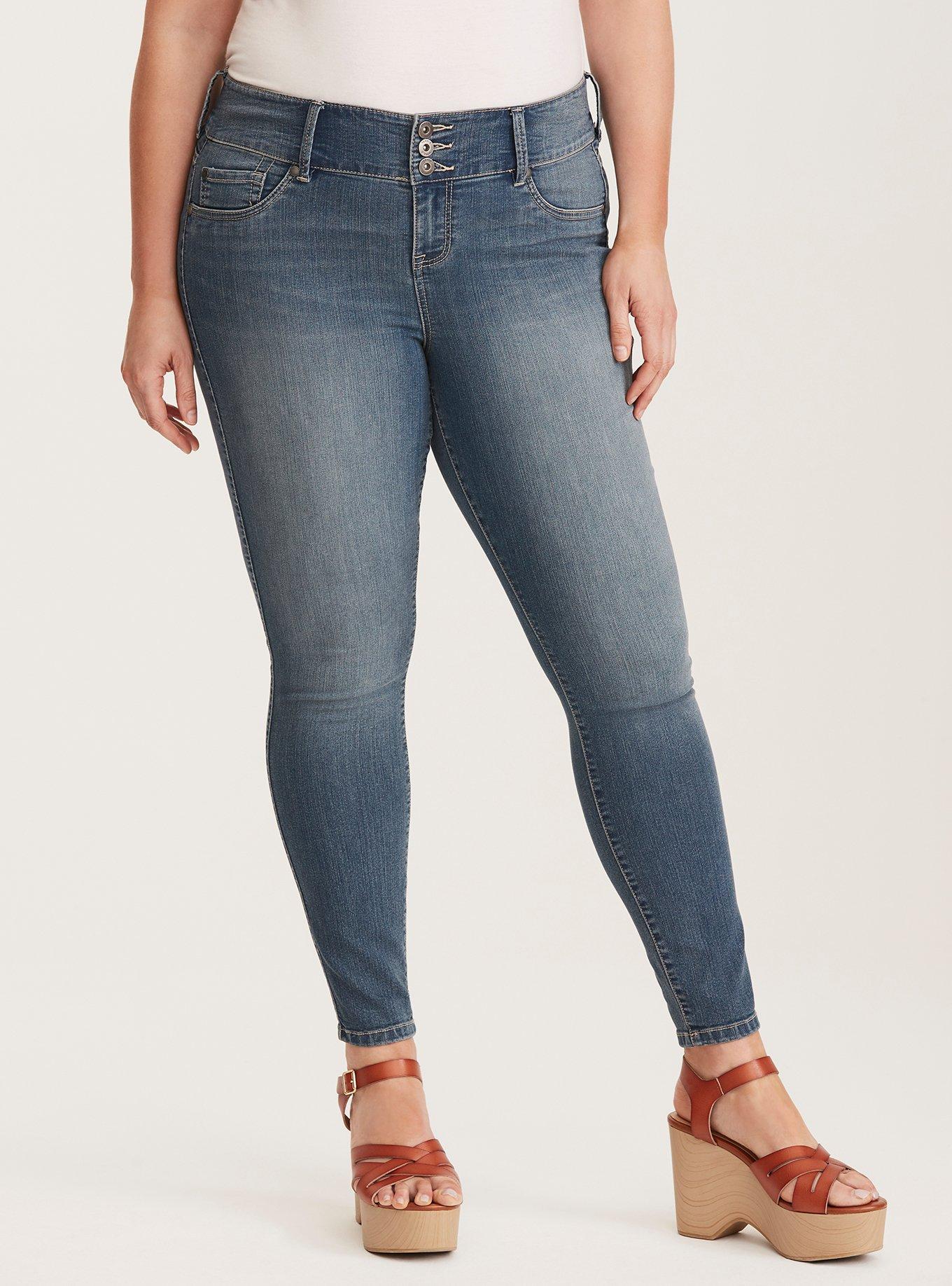 Plus Size - Jegging Skinny Super Stretch Mid-Rise Jean - Torrid