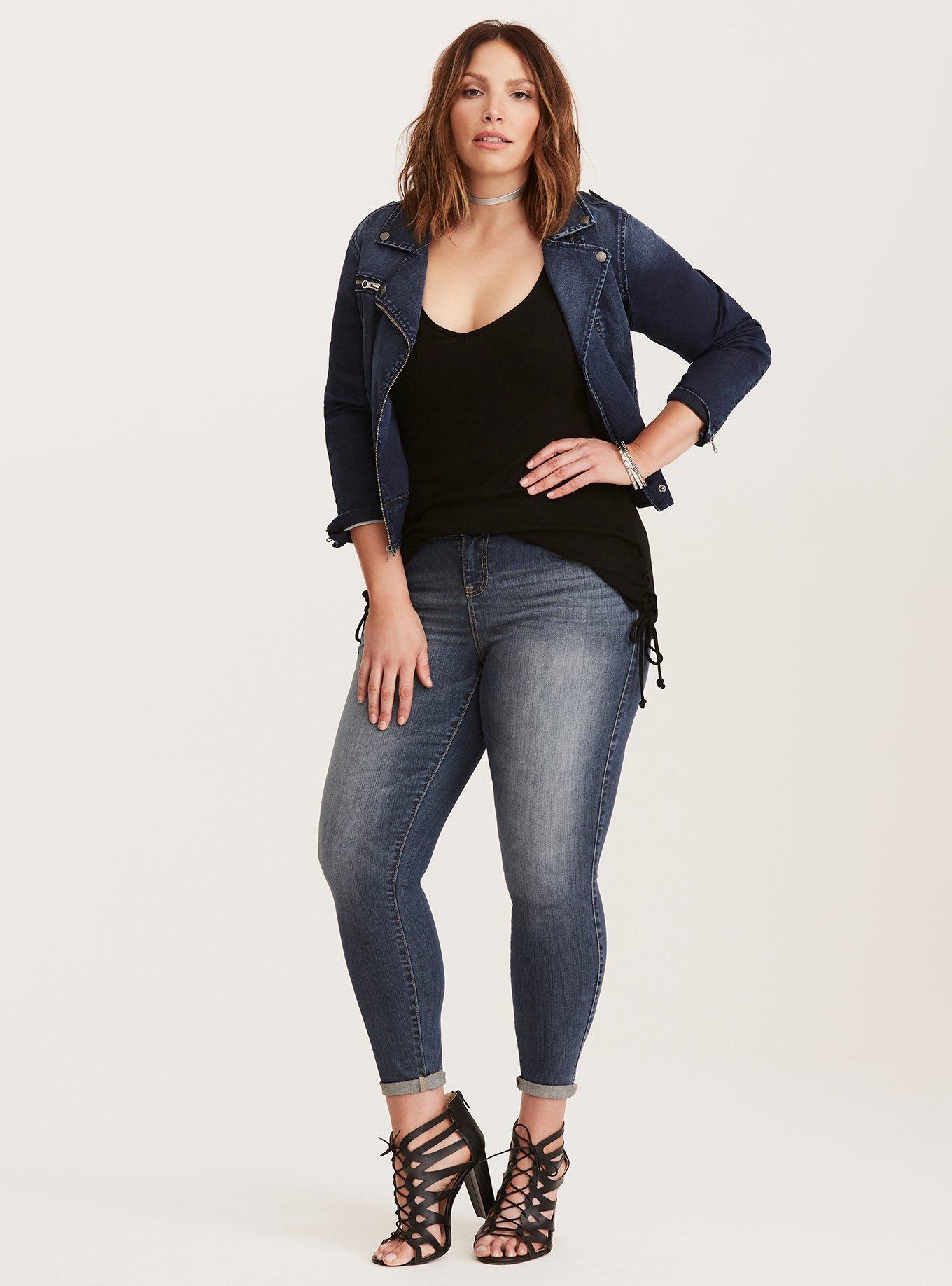 Premium Stretch Skinny Jean &ndash; Medium Wash, NEPTUNE, alternate