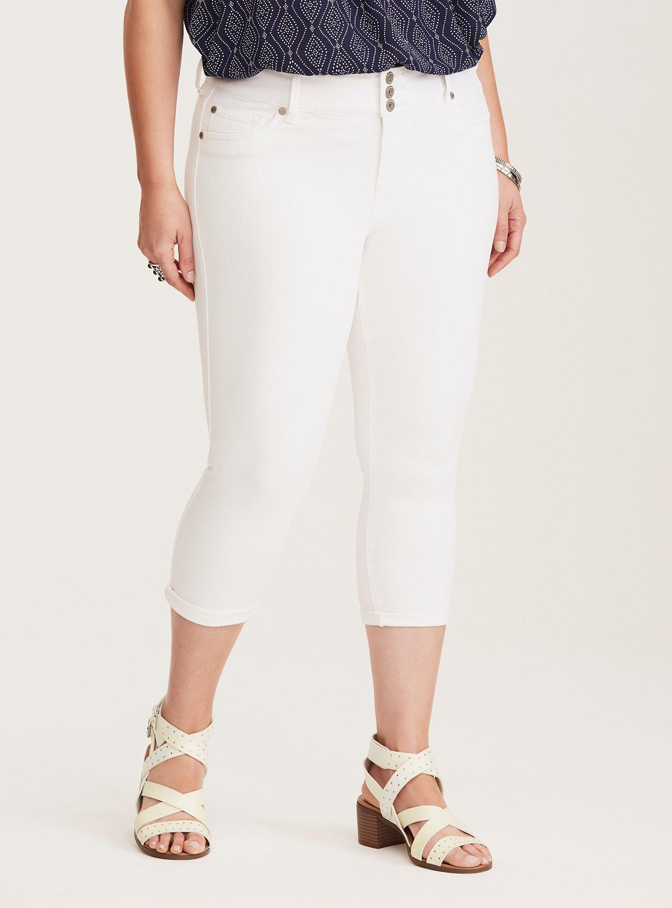 Torrid store white jeans